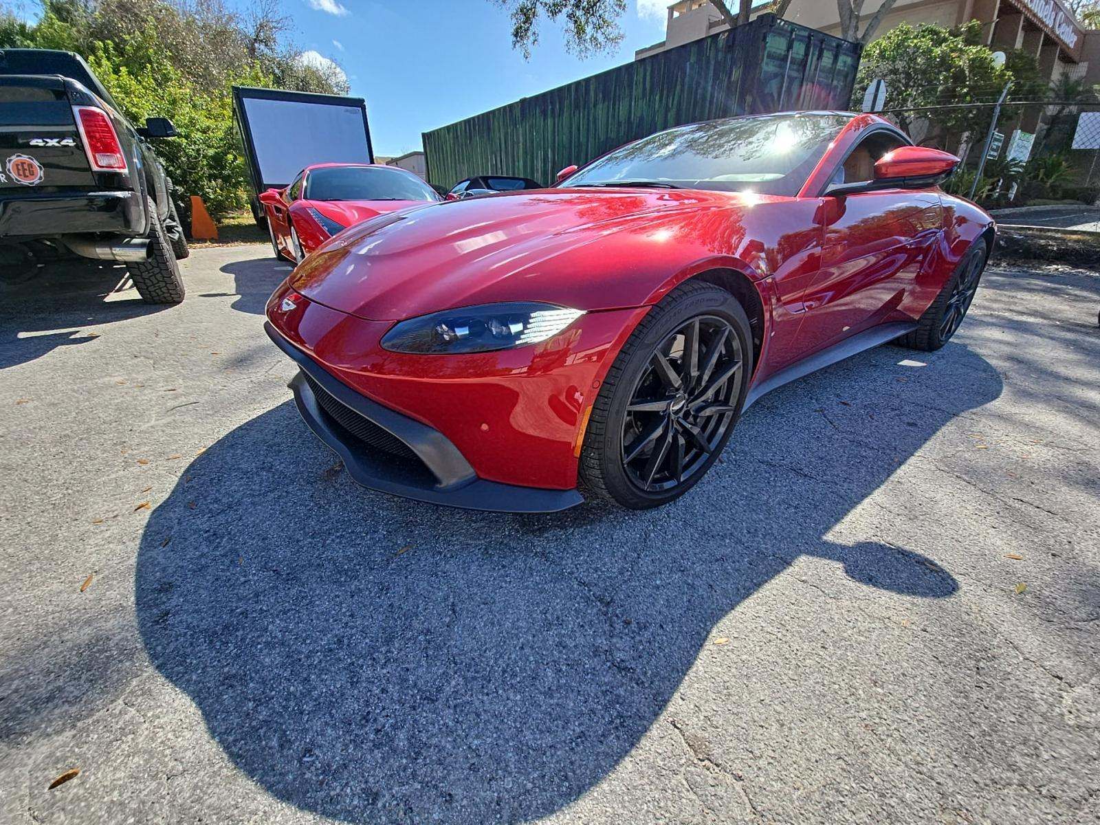 Diavolo Red 2020 Aston Martin Vantage RWD Coupe Rear-Wheel Drive 8-Speed Automatic