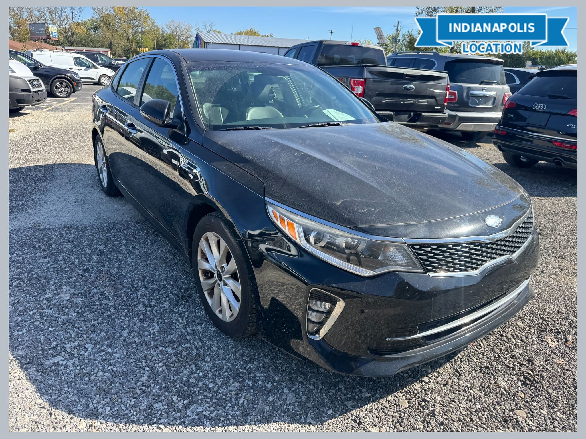 Ebony Black 2018 Kia Optima Sedan Front-Wheel Drive 6-Speed Automatic