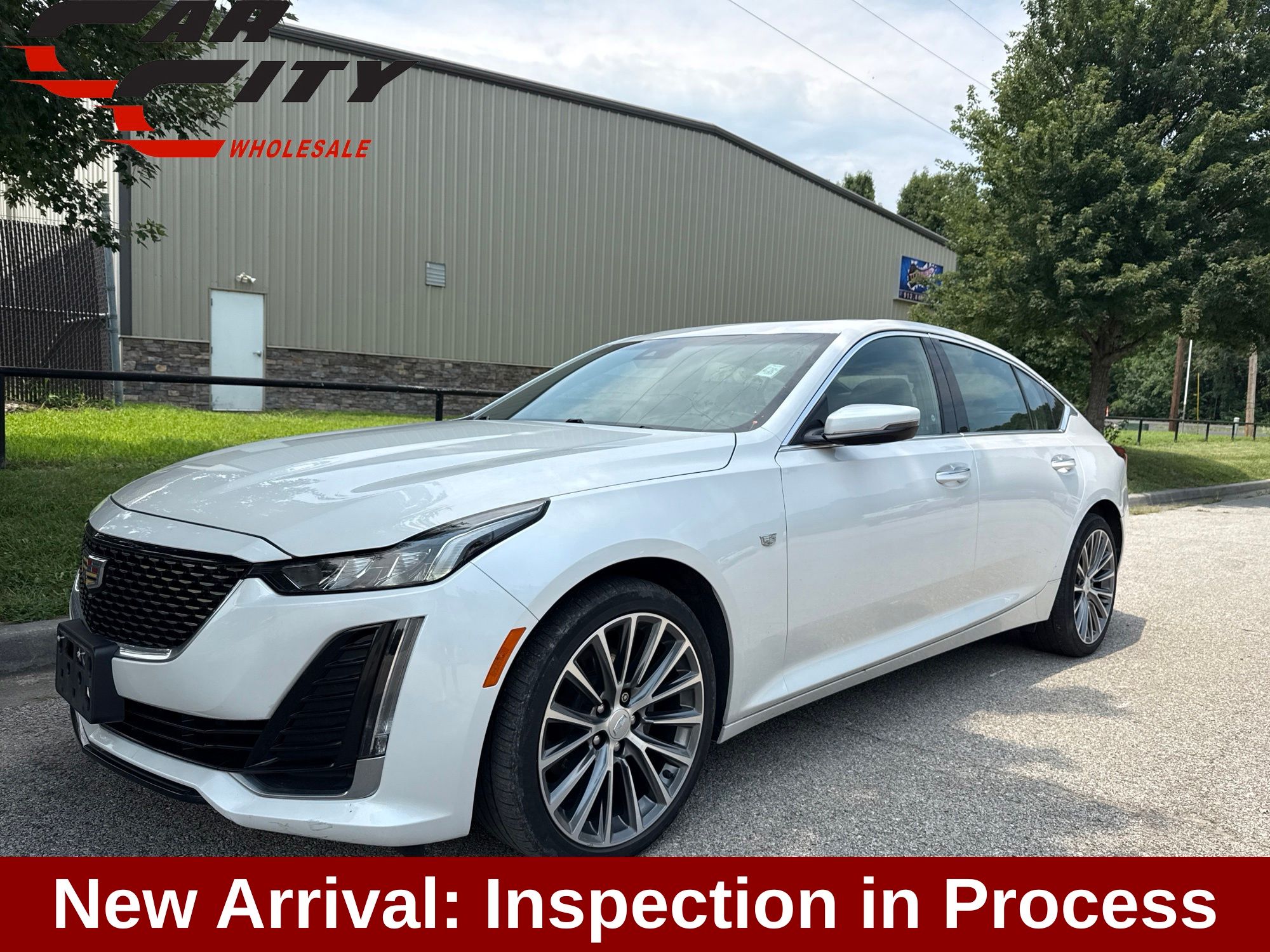 White 2020 Cadillac CT5 Sedan All-Wheel Drive Automatic