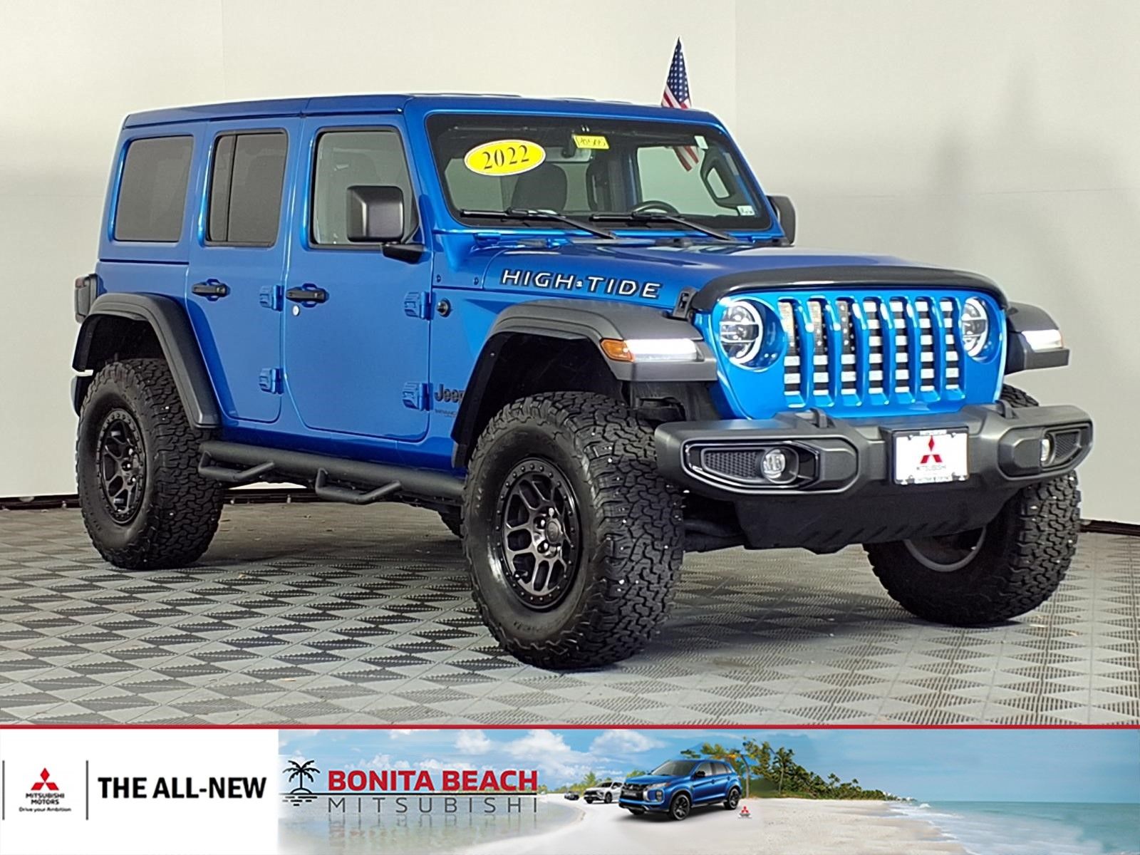 Hydro Blue Pearl Coat 2022 Jeep Wrangler SUV / Crossover Four-Wheel Drive 8-Speed Automatic