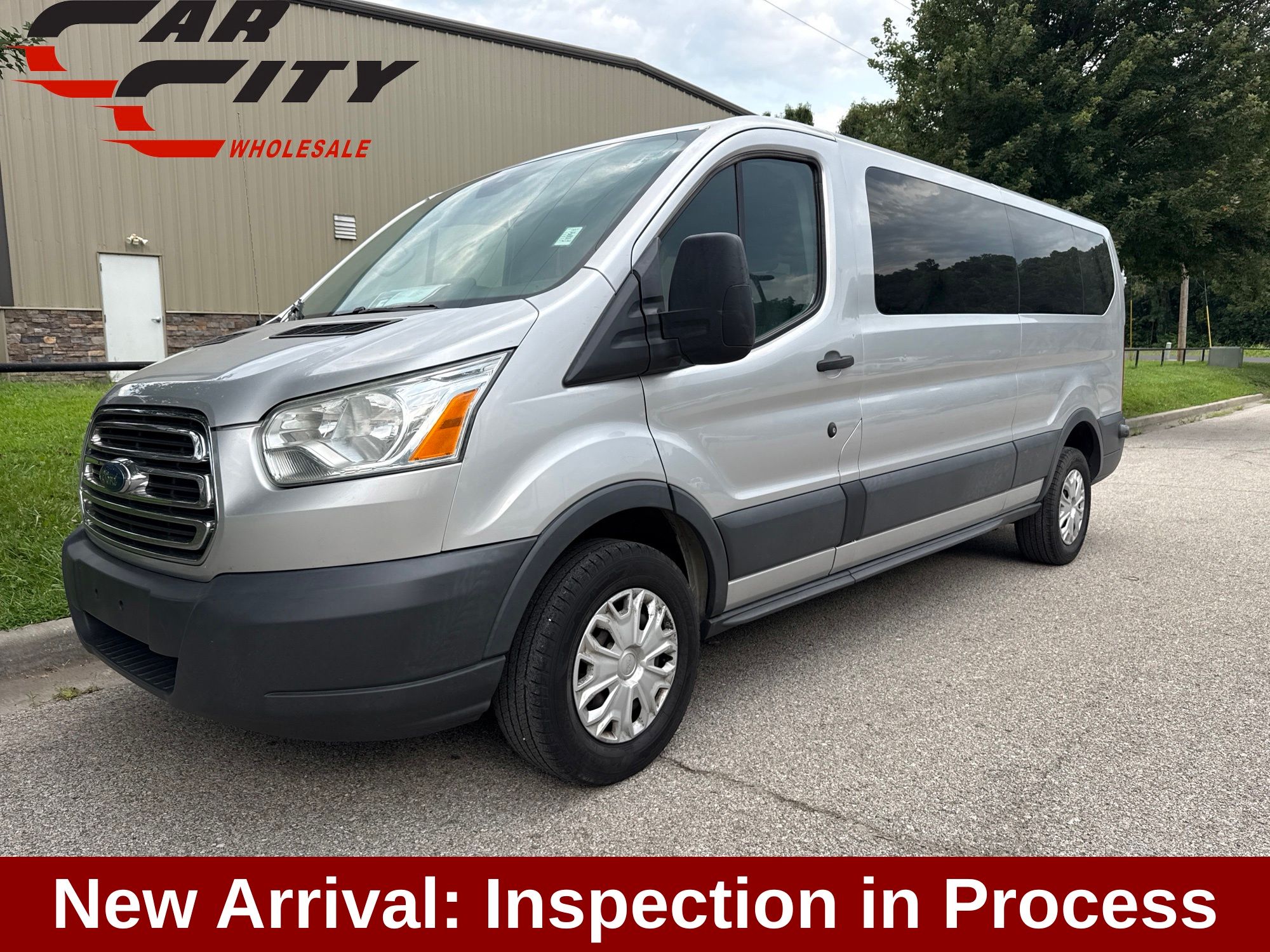 Ingot Silver 2015 Ford Transit Passenger Van Rear-Wheel Drive 6-Speed Automatic Overdrive