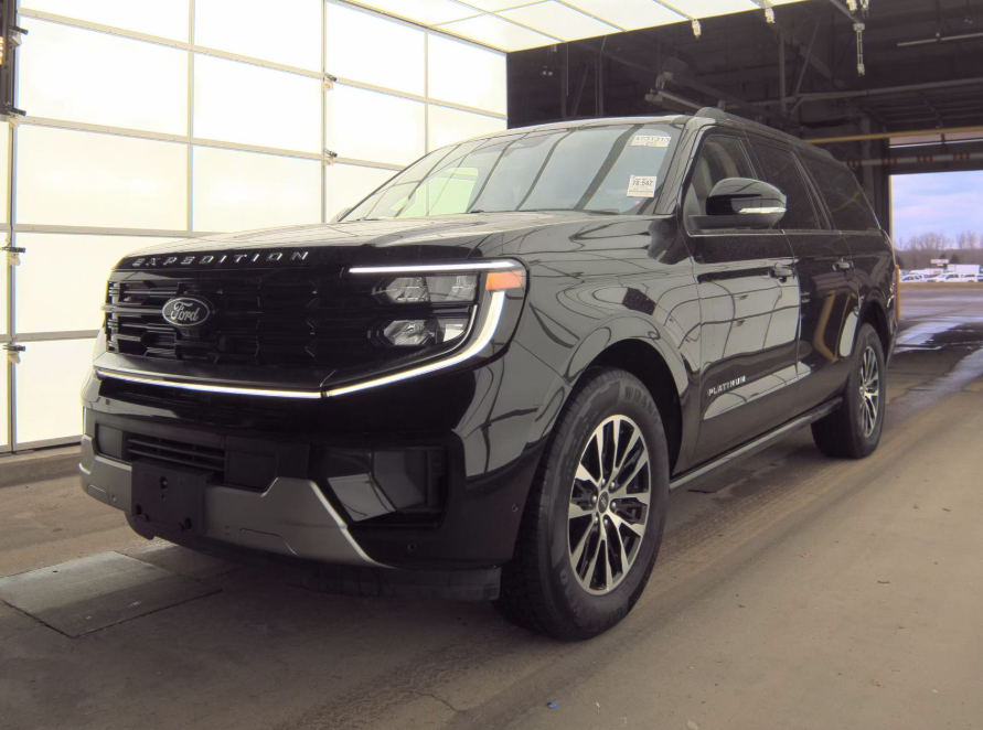 Black Metallic 2025 Ford Expedition MAX Platinum 4WD SUV / Crossover Four-Wheel Drive Automatic