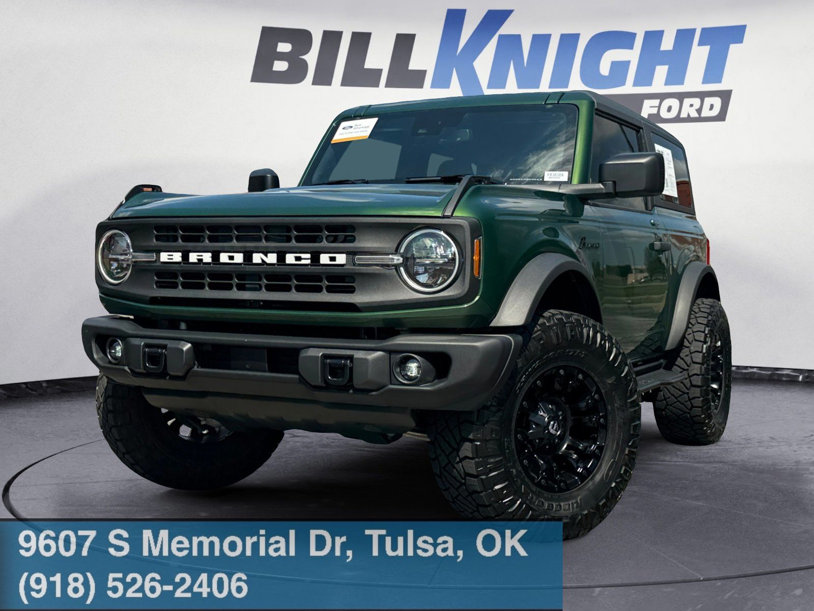 Eruption Green Metallic 2023 Ford Bronco Black Diamond 2-Door 4WD SUV / Crossover Four-Wheel Drive Automatic