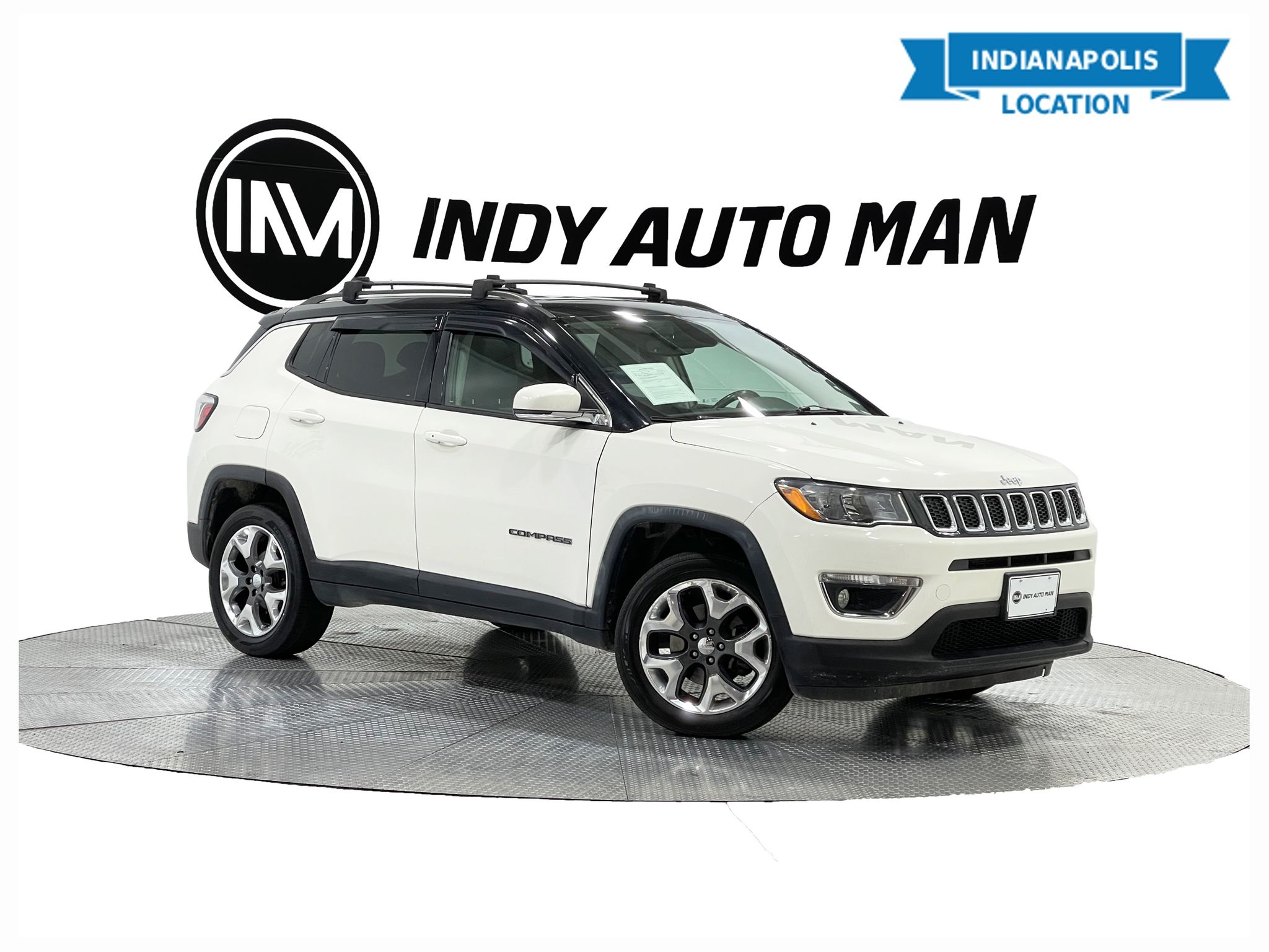 White Clearcoat 2019 Jeep Compass Limited 4WD SUV / Crossover Four-Wheel Drive 9-Speed Automatic
