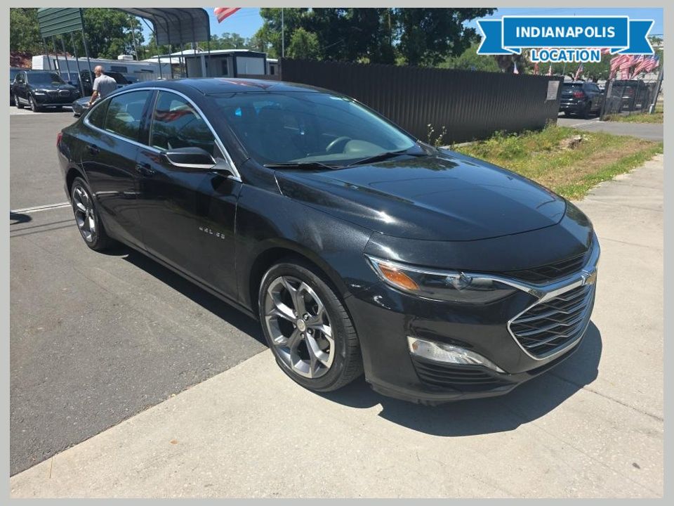 Black Metallic 2021 Chevrolet Malibu LT FWD Sedan Front-Wheel Drive Continuously Variable Transmission