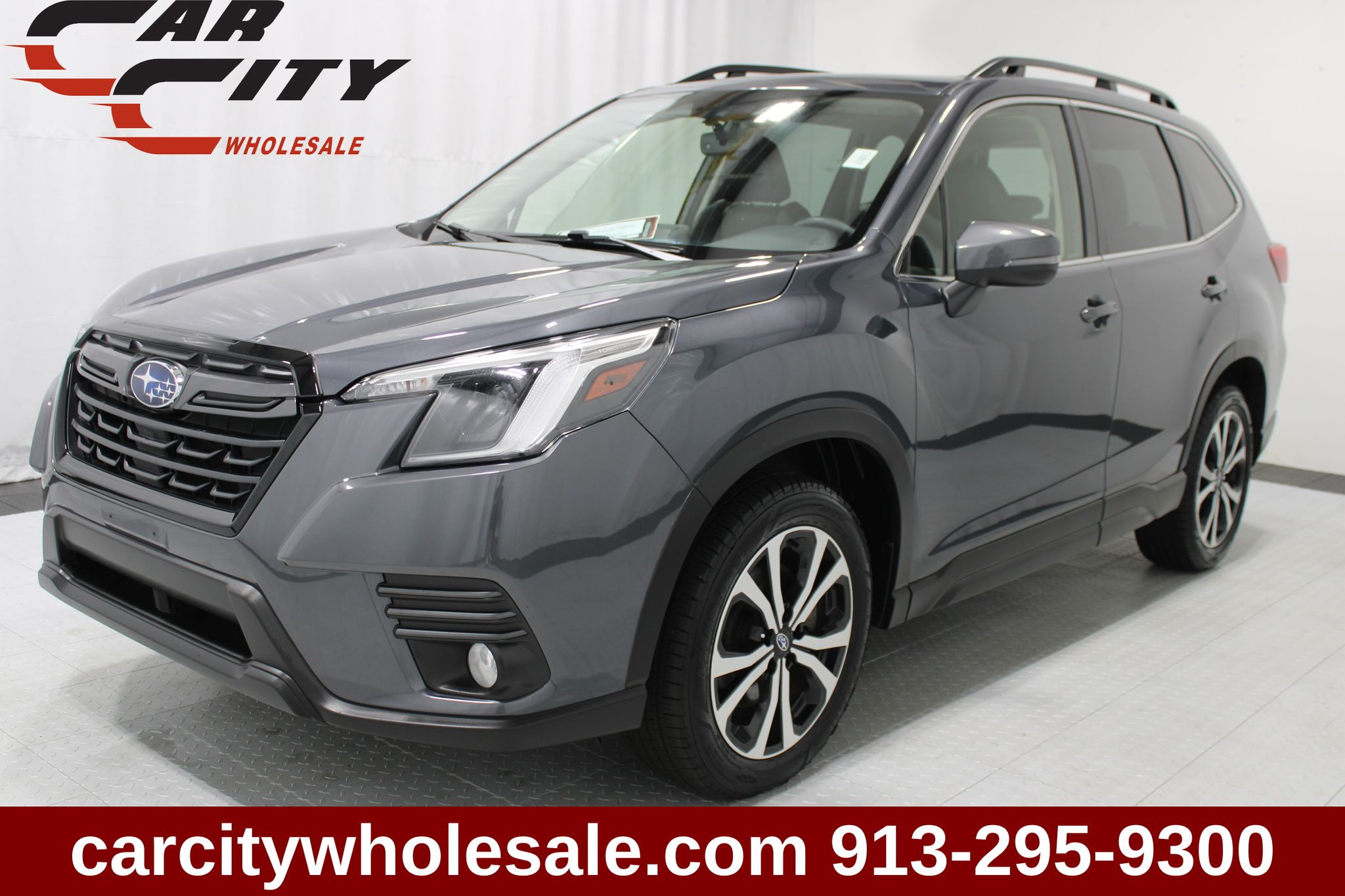 Magnetite Gray Metallic 2023 Subaru Forester SUV / Crossover All-Wheel Drive Continuously Variable Transmission