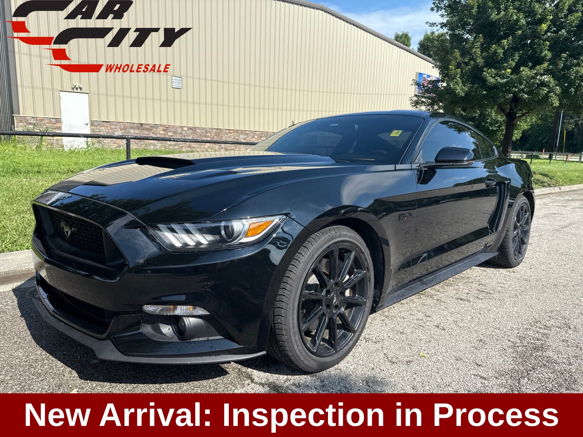 Shadow Black 2016 Ford Mustang Coupe Rear-Wheel Drive 6-Speed Manual