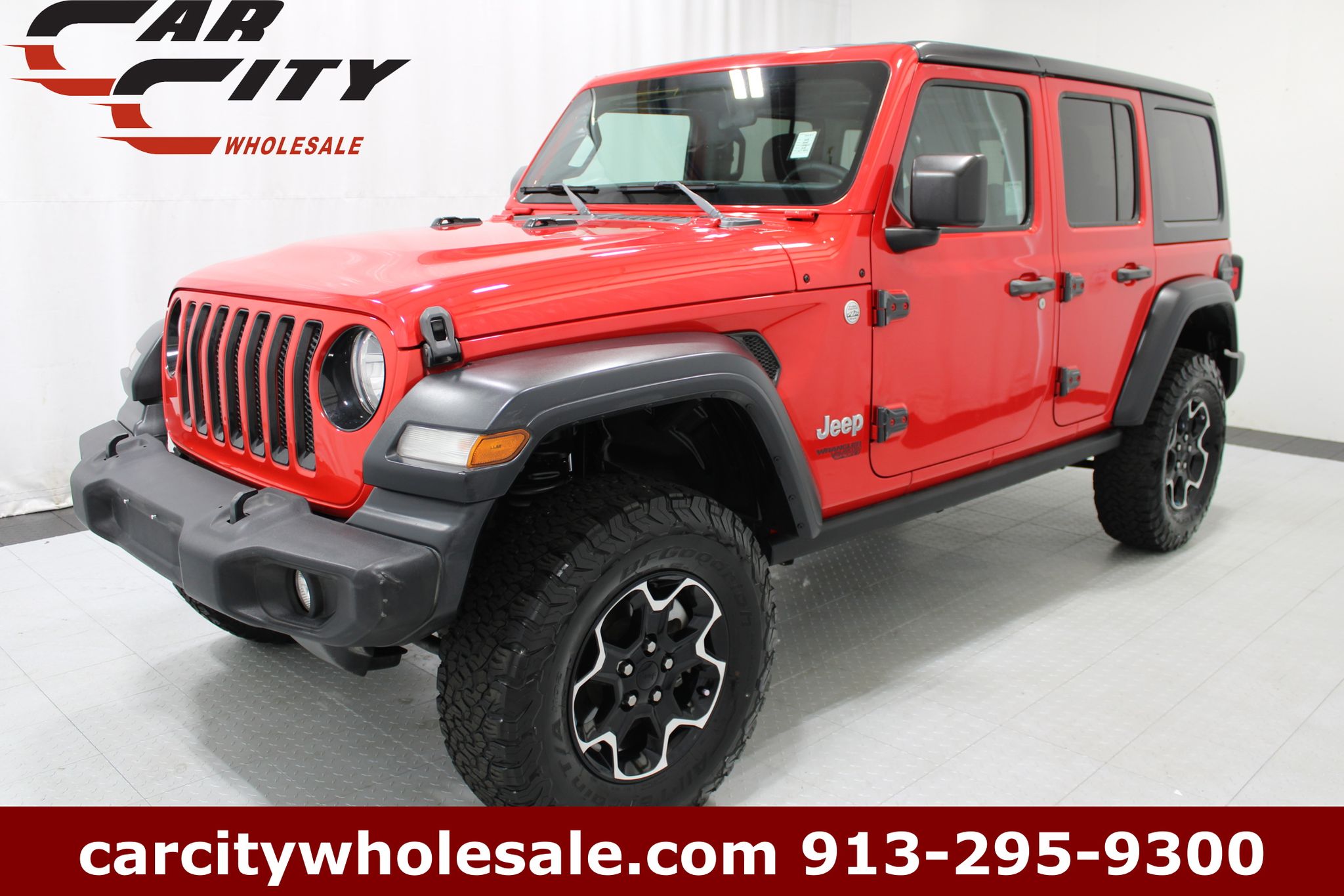 Firecracker Red Clearcoat 2018 Jeep Wrangler SUV / Crossover Four-Wheel Drive 8-Speed Automatic