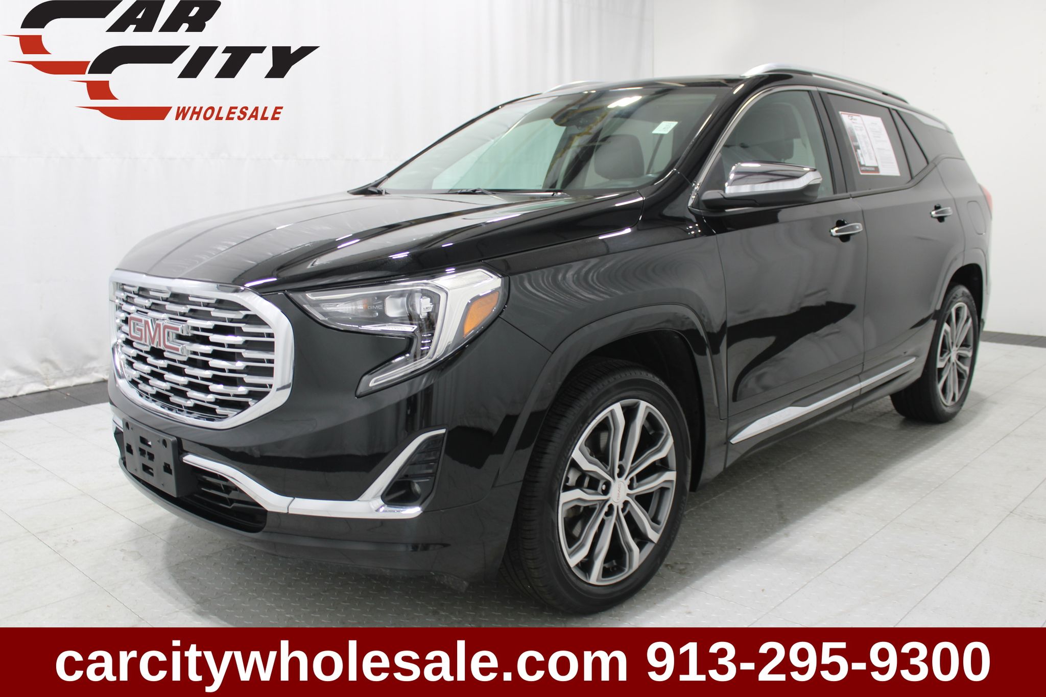 Black (Ebony Twilight Metallic) 2019 GMC Terrain SUV / Crossover Four-Wheel Drive 9-Speed Automatic