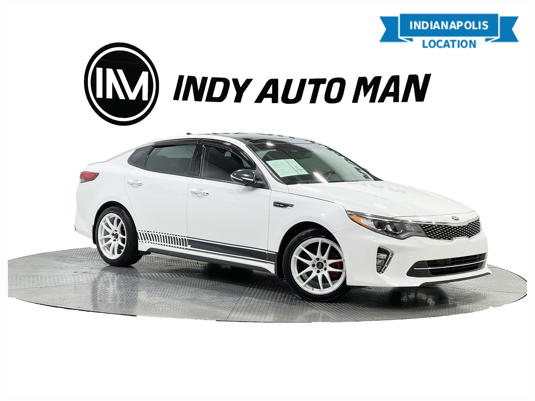 Snow White Pearl 2018 Kia Optima SX Turbo Sedan Front-Wheel Drive 6-Speed Automatic