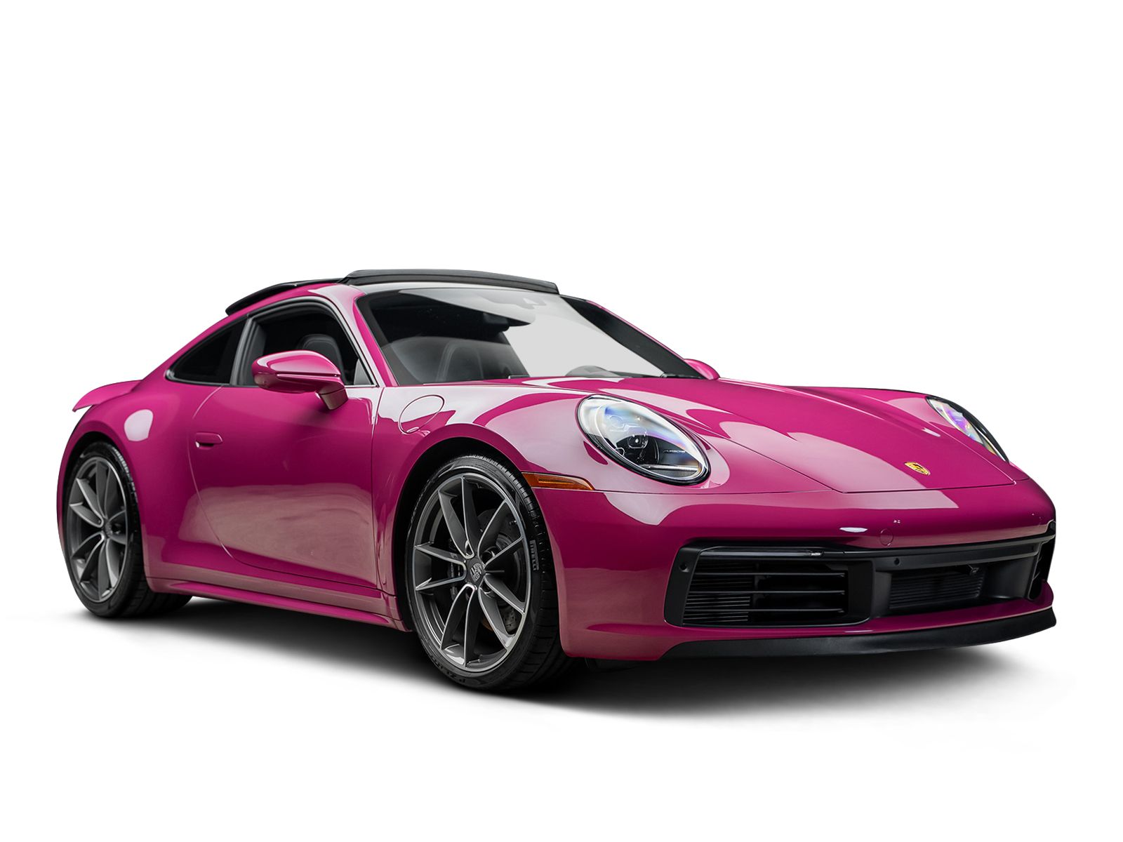 Red (Ruby Star Neo) 2024 Porsche 911 Coupe Rear-Wheel Drive 8-Speed Automatic