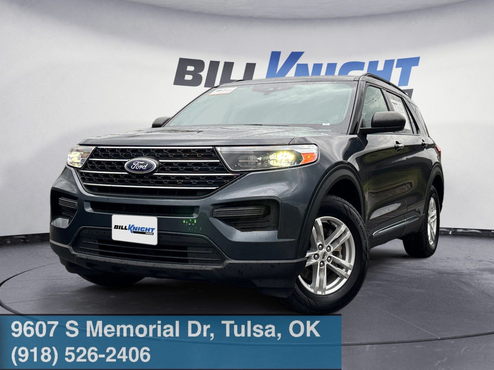 Blue Metallic 2022 Ford Explorer XLT AWD SUV / Crossover All-Wheel Drive Automatic