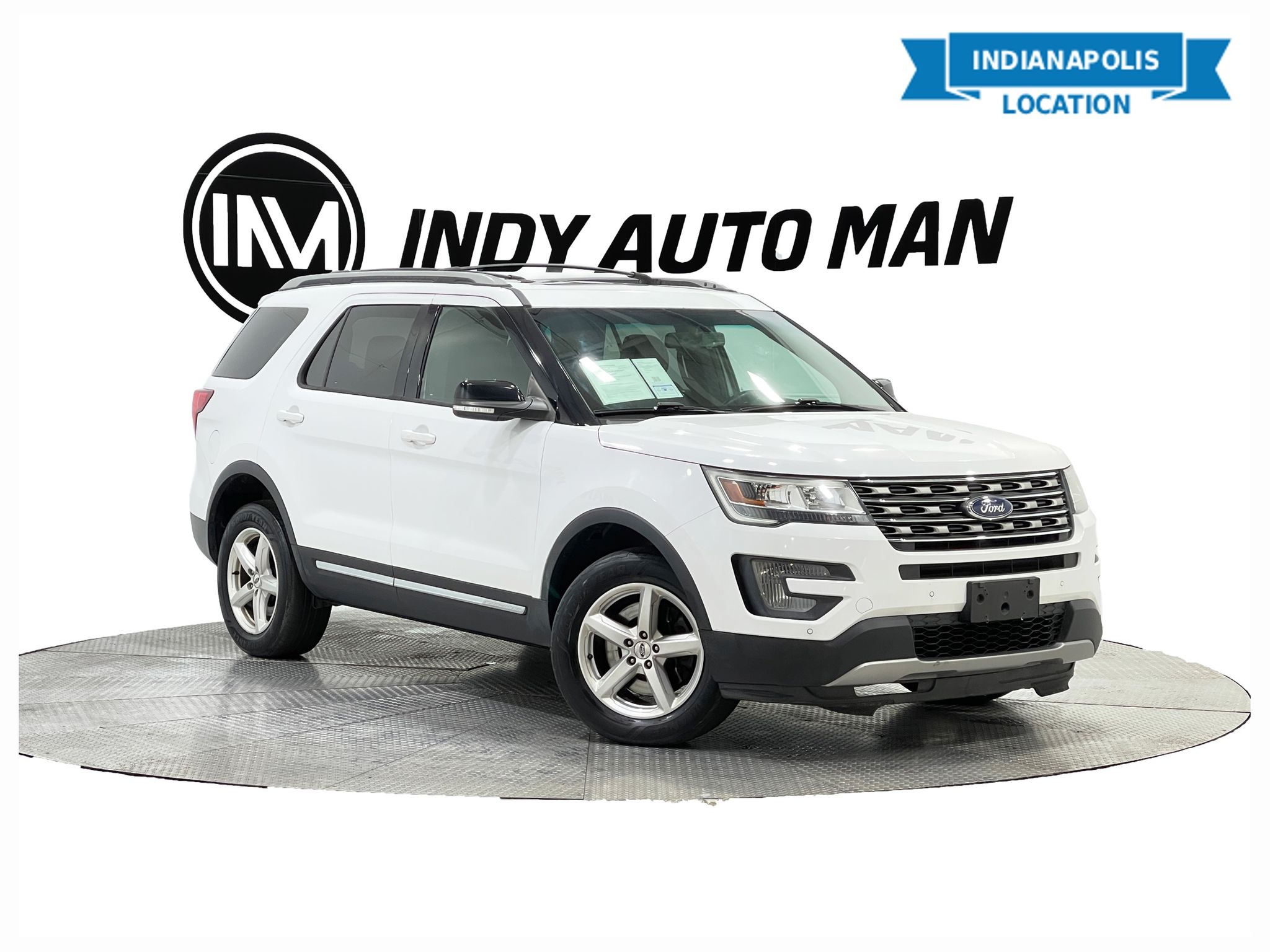 Oxford White 2017 Ford Explorer XLT AWD SUV / Crossover All-Wheel Drive 6-Speed Automatic