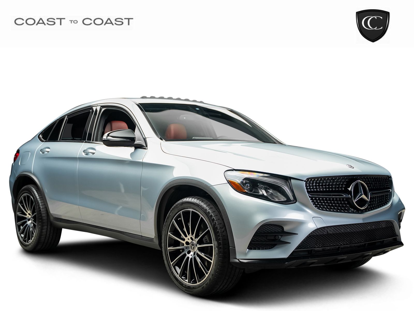 Diamond Silver Metallic 2018 Mercedes-Benz GLC 300 Coupe 4MATIC SUV / Crossover All-Wheel Drive 9-Speed Automatic