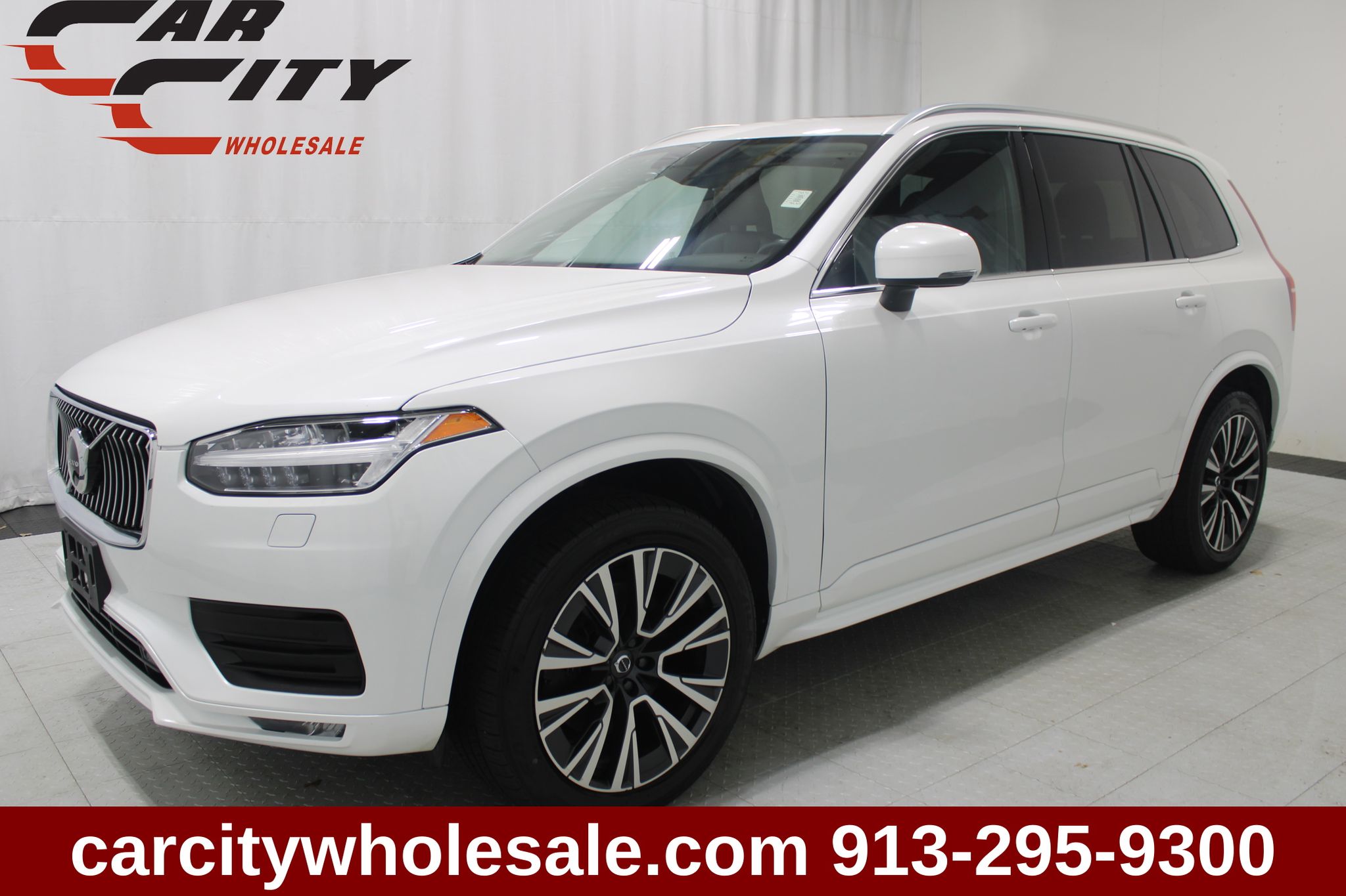 Crystal White 2021 Volvo XC90 SUV / Crossover All-Wheel Drive Automatic