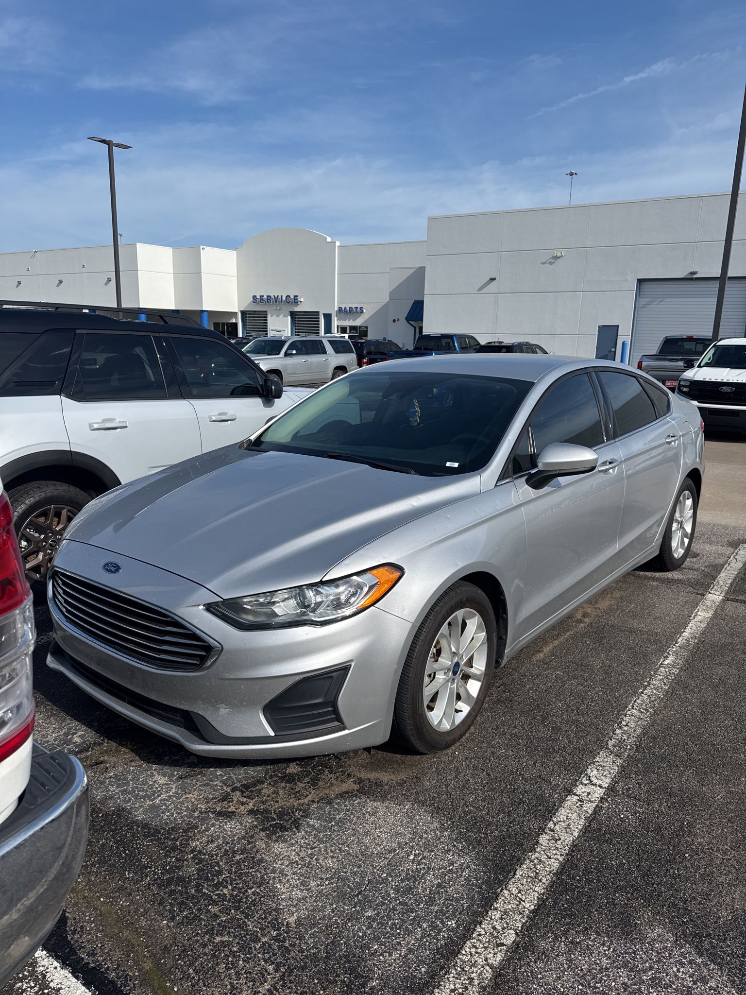 Ingot Silver 2019 Ford Fusion SE Sedan Front-Wheel Drive 6-Speed Automatic