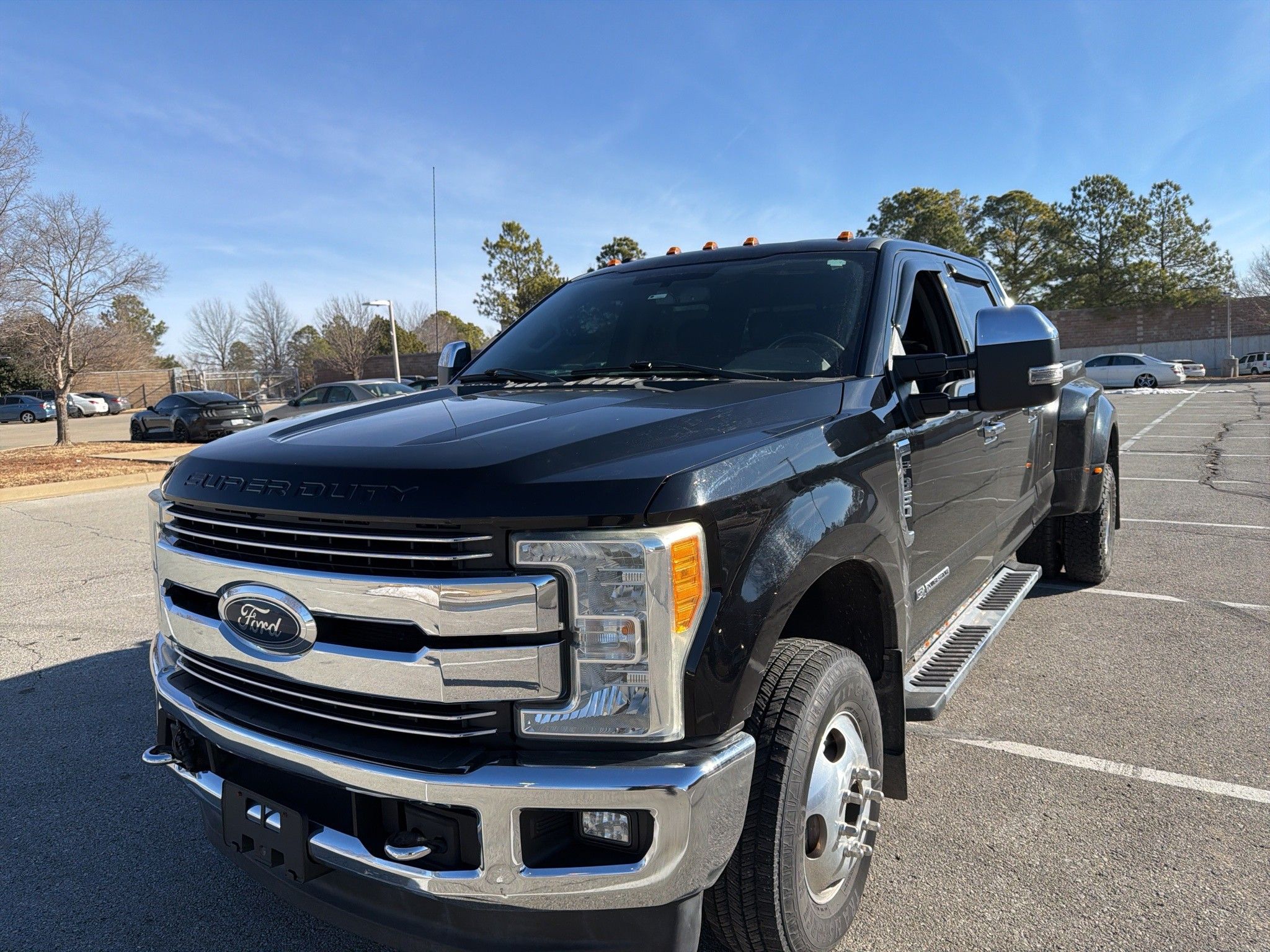 Shadow Black 2017 Ford F-350 Super Duty Pickup Truck Four-Wheel Drive 6-Speed Automatic