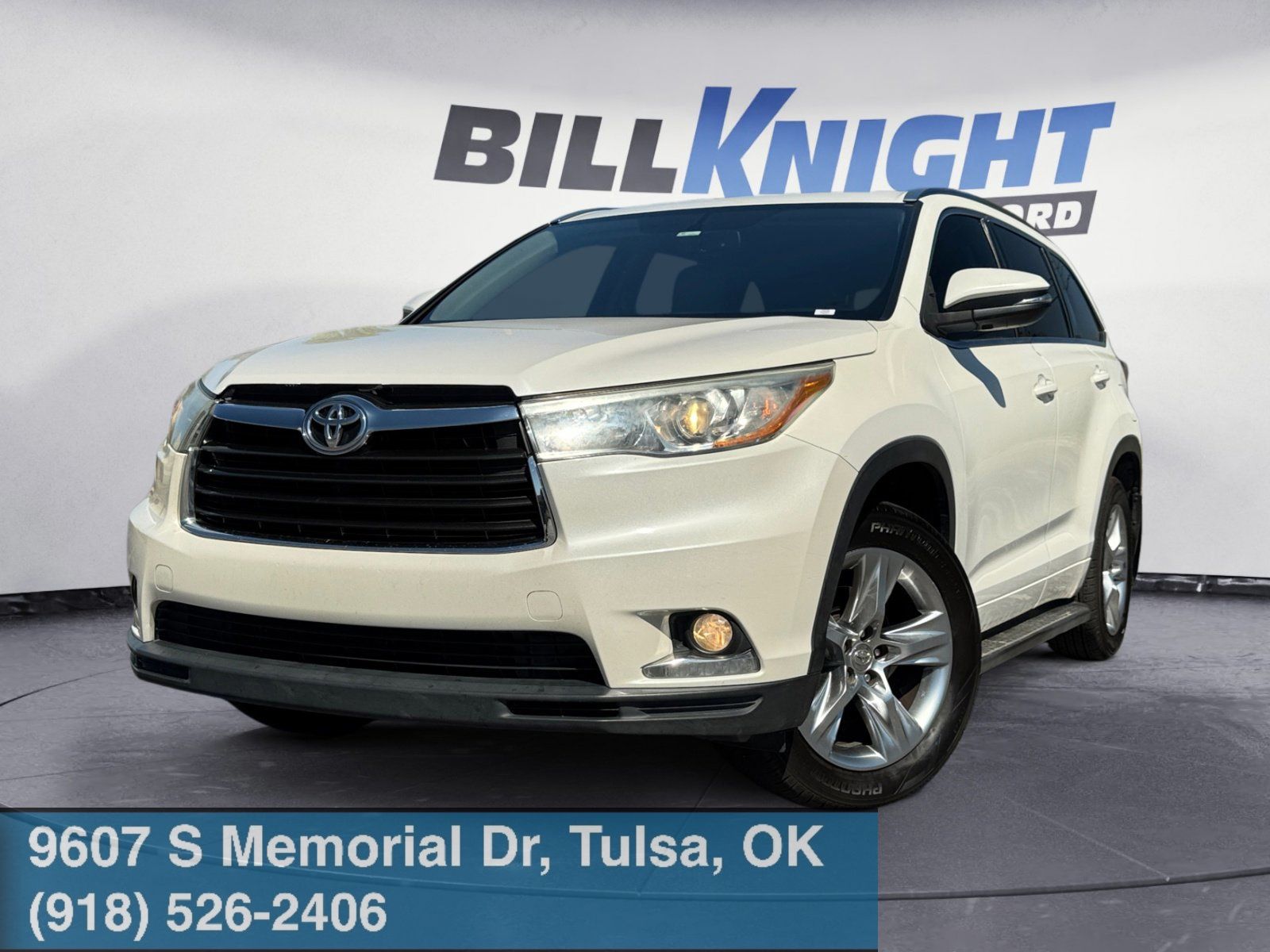 White (Blizzard Pearl) 2015 Toyota Highlander Limited AWD SUV / Crossover All-Wheel Drive 6-Speed Automatic Overdrive