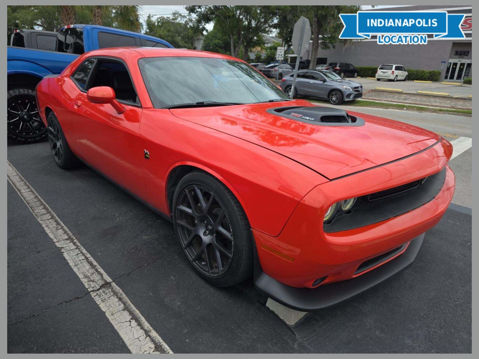 Go Mango! 2018 Dodge Challenger Coupe Rear-Wheel Drive 8-Speed Automatic