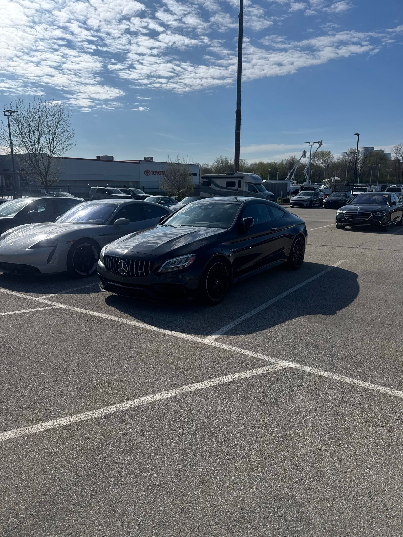 Obsidian Black Metallic 2020 Mercedes-Benz C-Class AMG C 63 S Coupe RWD Coupe Rear-Wheel Drive 9-Speed Automatic