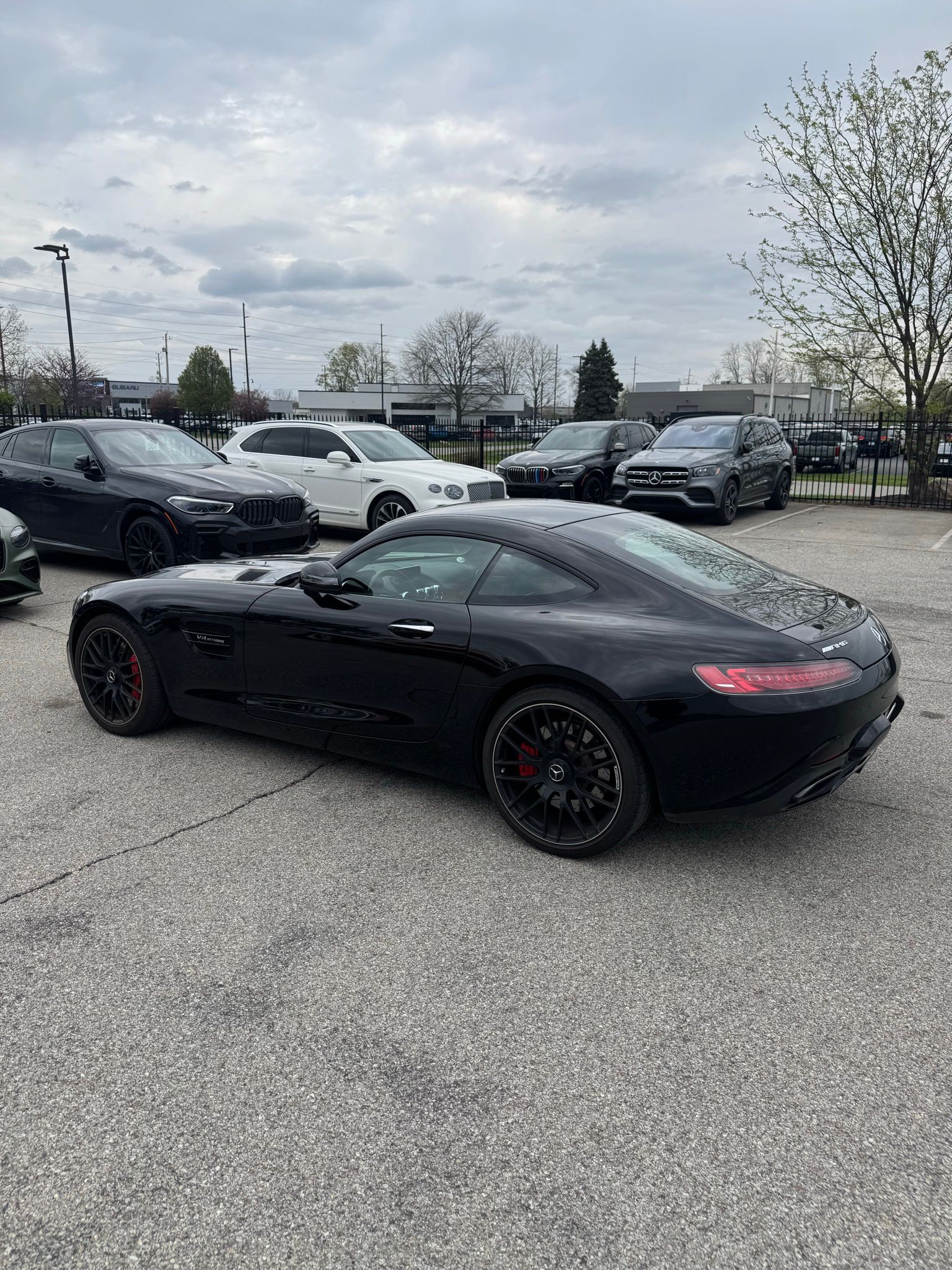 Black 2016 Mercedes-Benz AMG GT S Coupe Rear-Wheel Drive 7-Speed Automatic