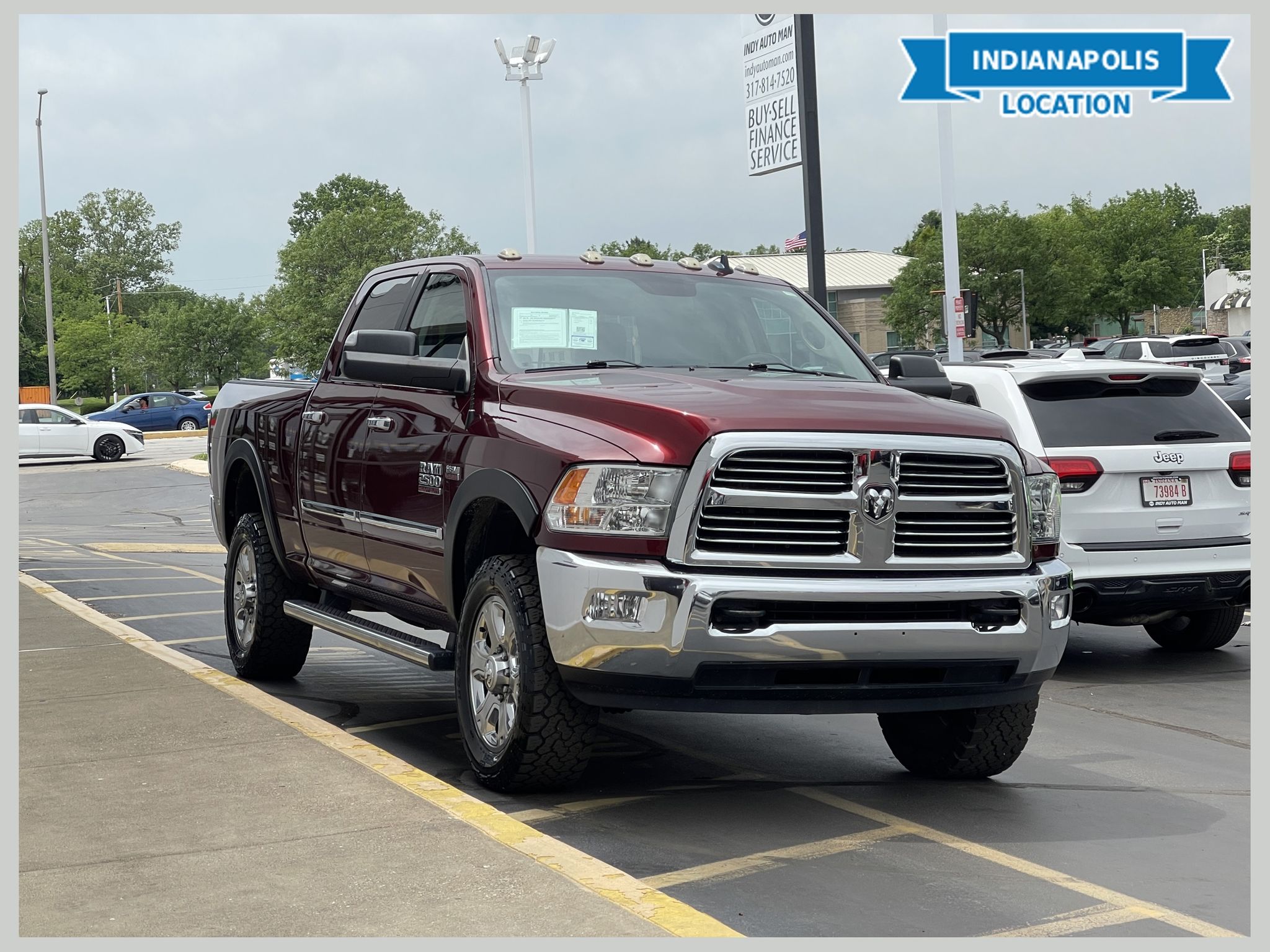 Delmonico Red Pearlcoat 2016 RAM 2500 Pickup Truck Four-Wheel Drive 6-Speed Automatic