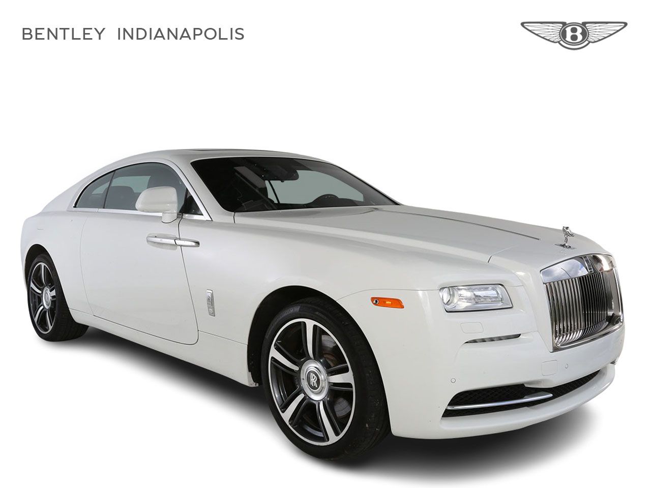 English White 2015 Rolls-Royce Wraith Coupe Rear-Wheel Drive 8-Speed Automatic