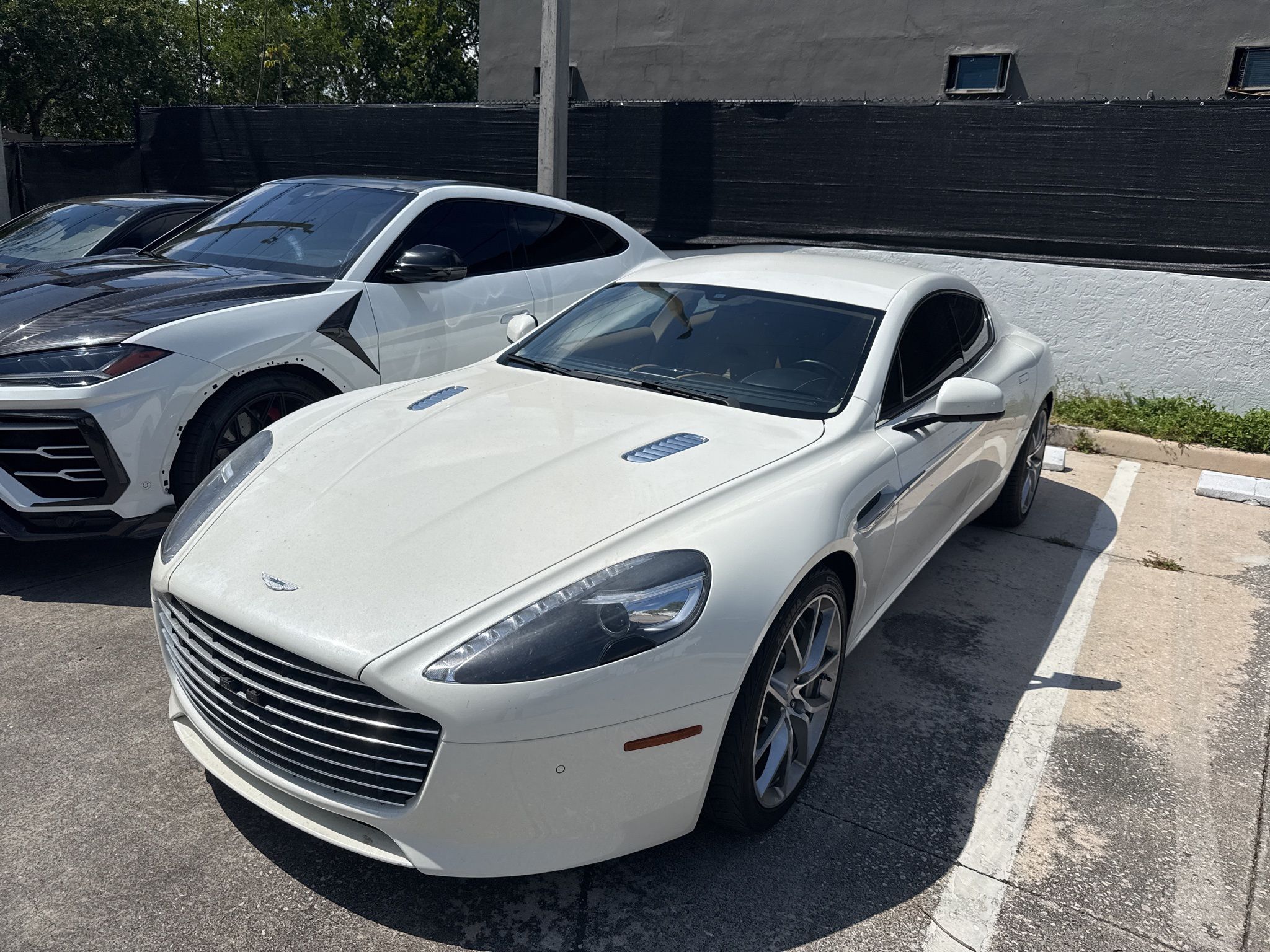 White 2015 Aston Martin Rapide S RWD Sedan Rear-Wheel Drive 8-Speed Automatic