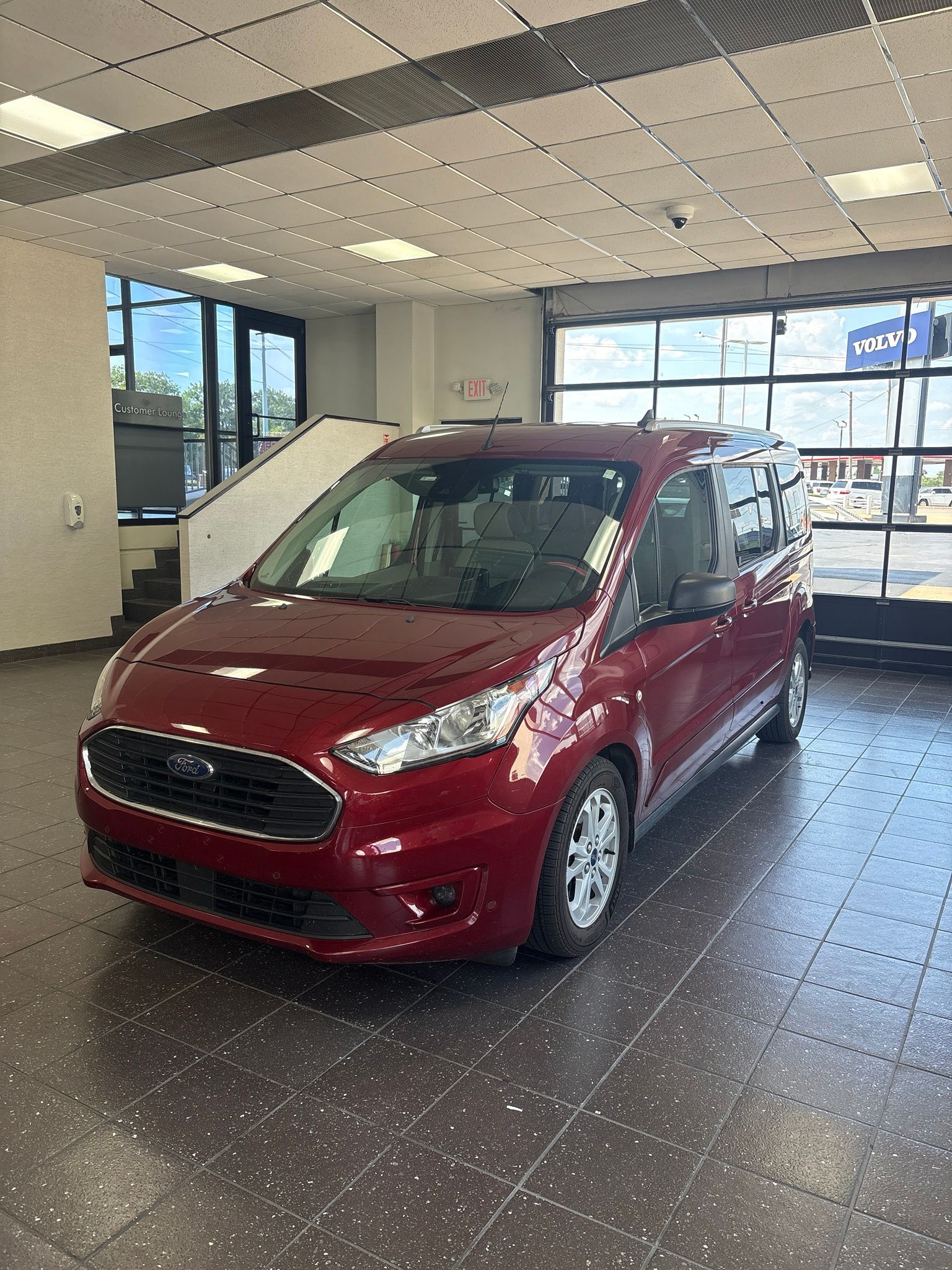 Red Metallic 2019 Ford Transit Connect Van Front-Wheel Drive 8-Speed Automatic