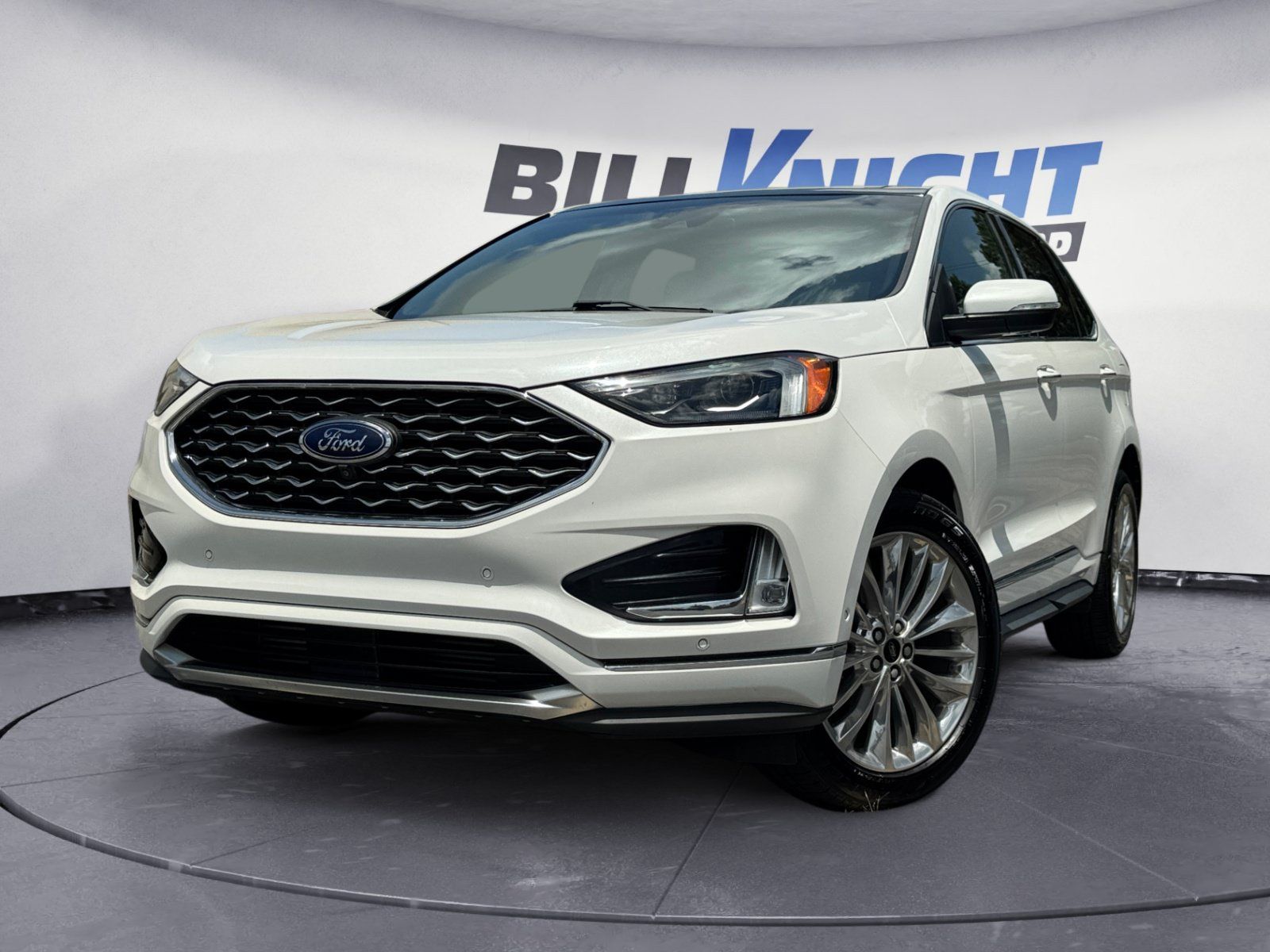 White Metallic 2020 Ford Edge SUV / Crossover Front-Wheel Drive 8-Speed Automatic
