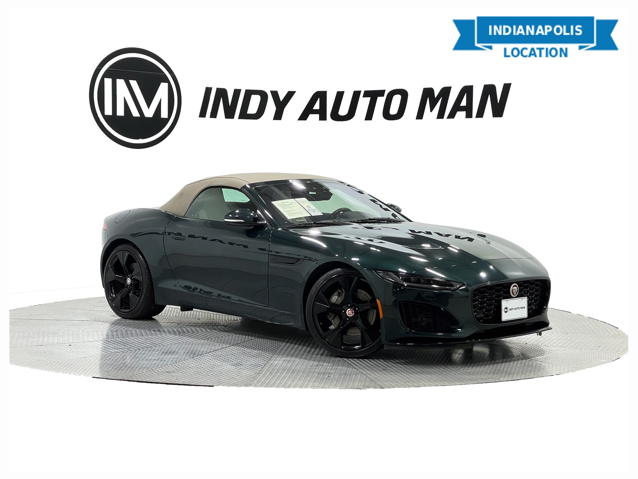 British Racing Green Metallic 2021 Jaguar F-TYPE Convertible Rear-Wheel Drive 8-Speed Automatic