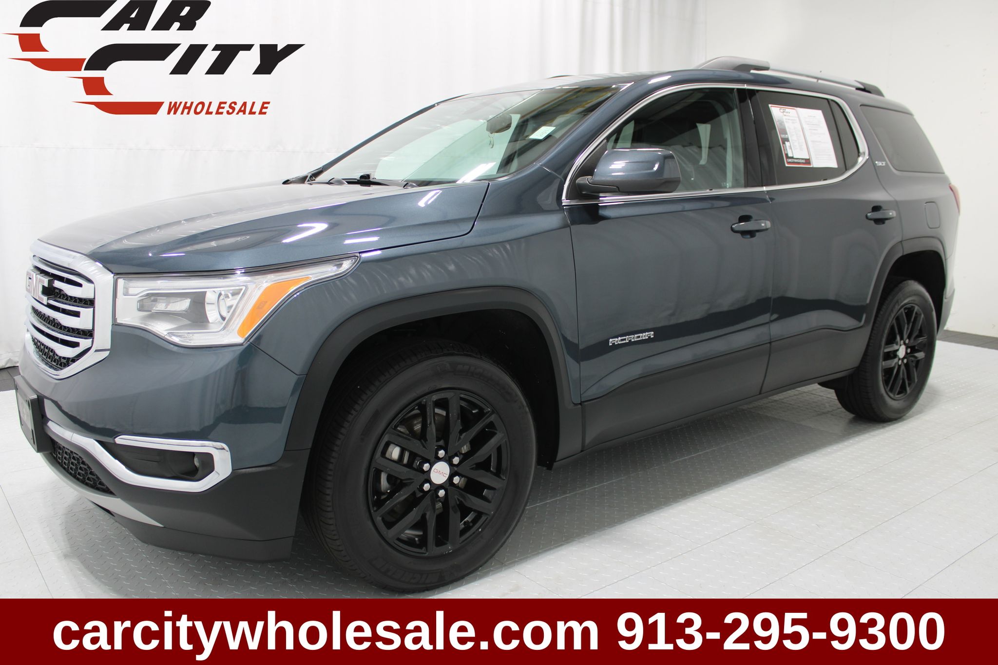 Gray (Dark Sky Metallic) 2019 GMC Acadia SUV / Crossover Four-Wheel Drive 6-Speed Automatic