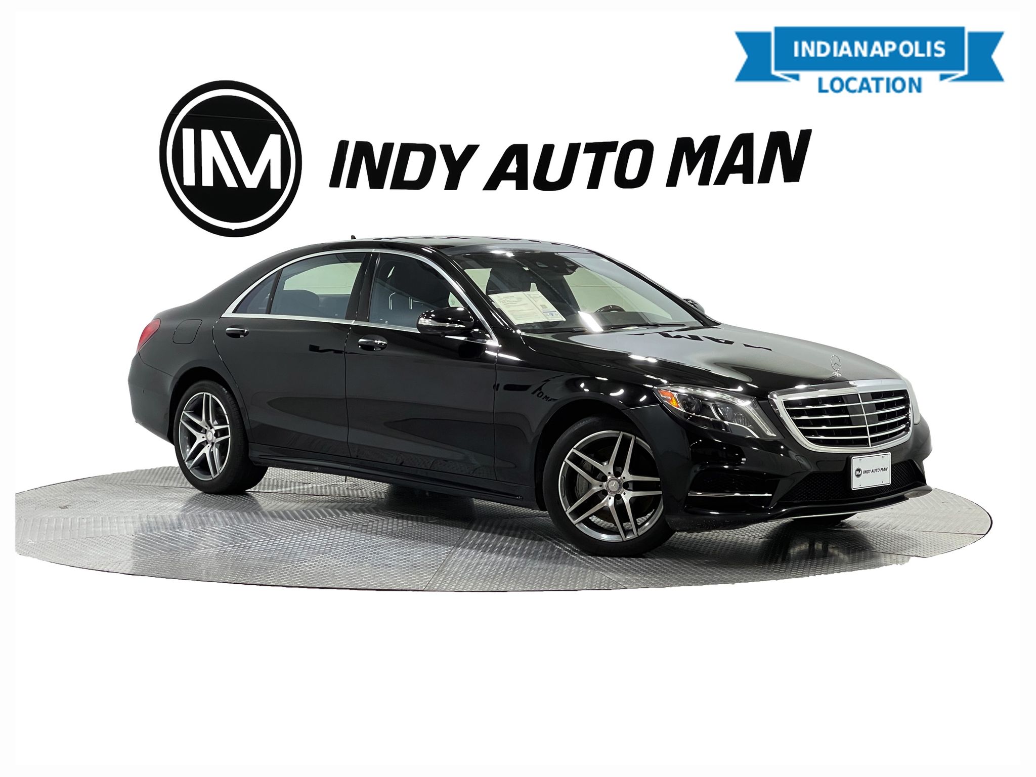 Obsidian Black Metallic 2015 Mercedes-Benz S-Class Sedan All-Wheel Drive 7-Speed Automatic