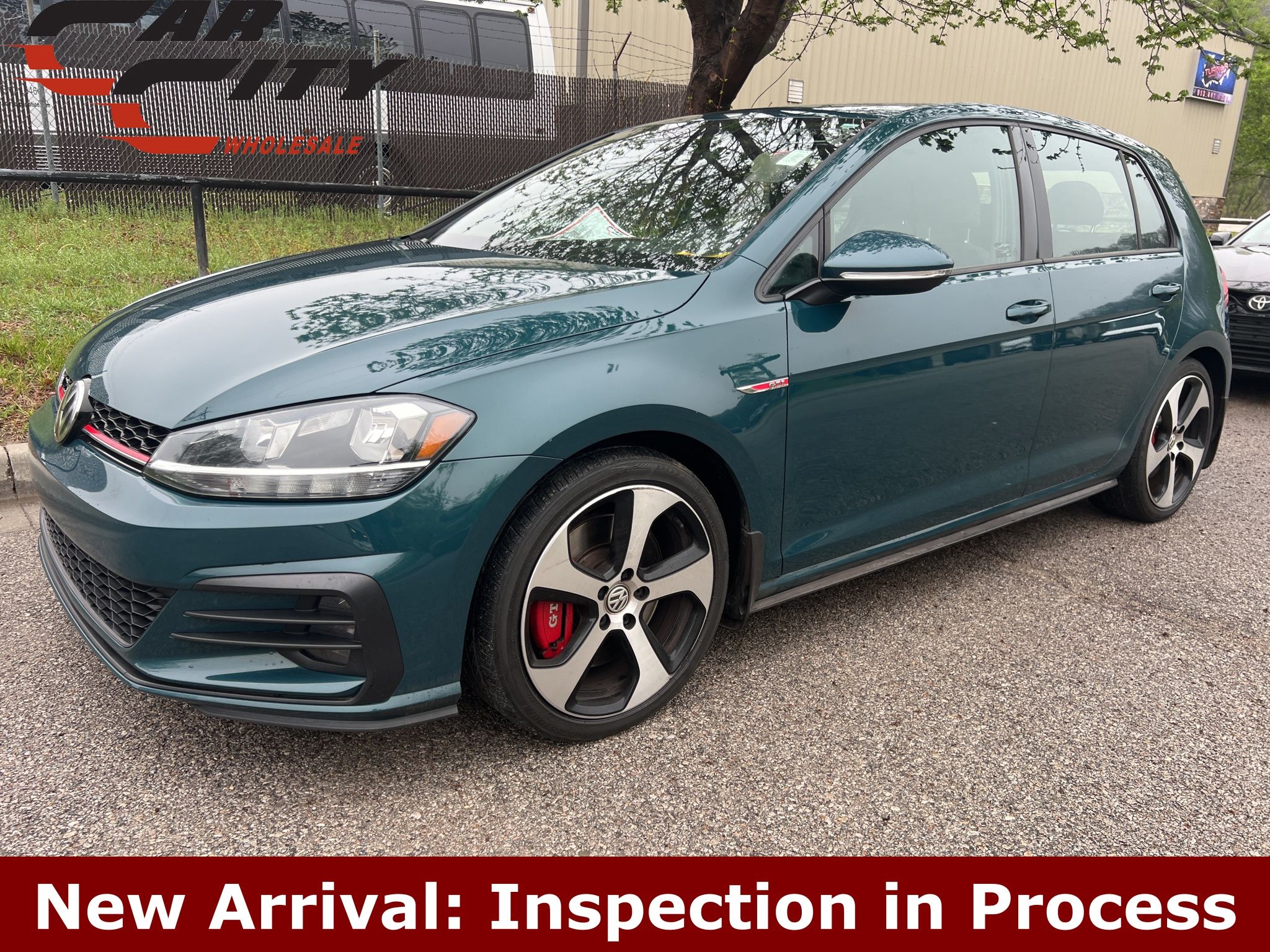 Blue 2019 Volkswagen Golf GTI 2.0T S 4-Door FWD Hatchback Front-Wheel Drive 7-Speed Dual Clutch