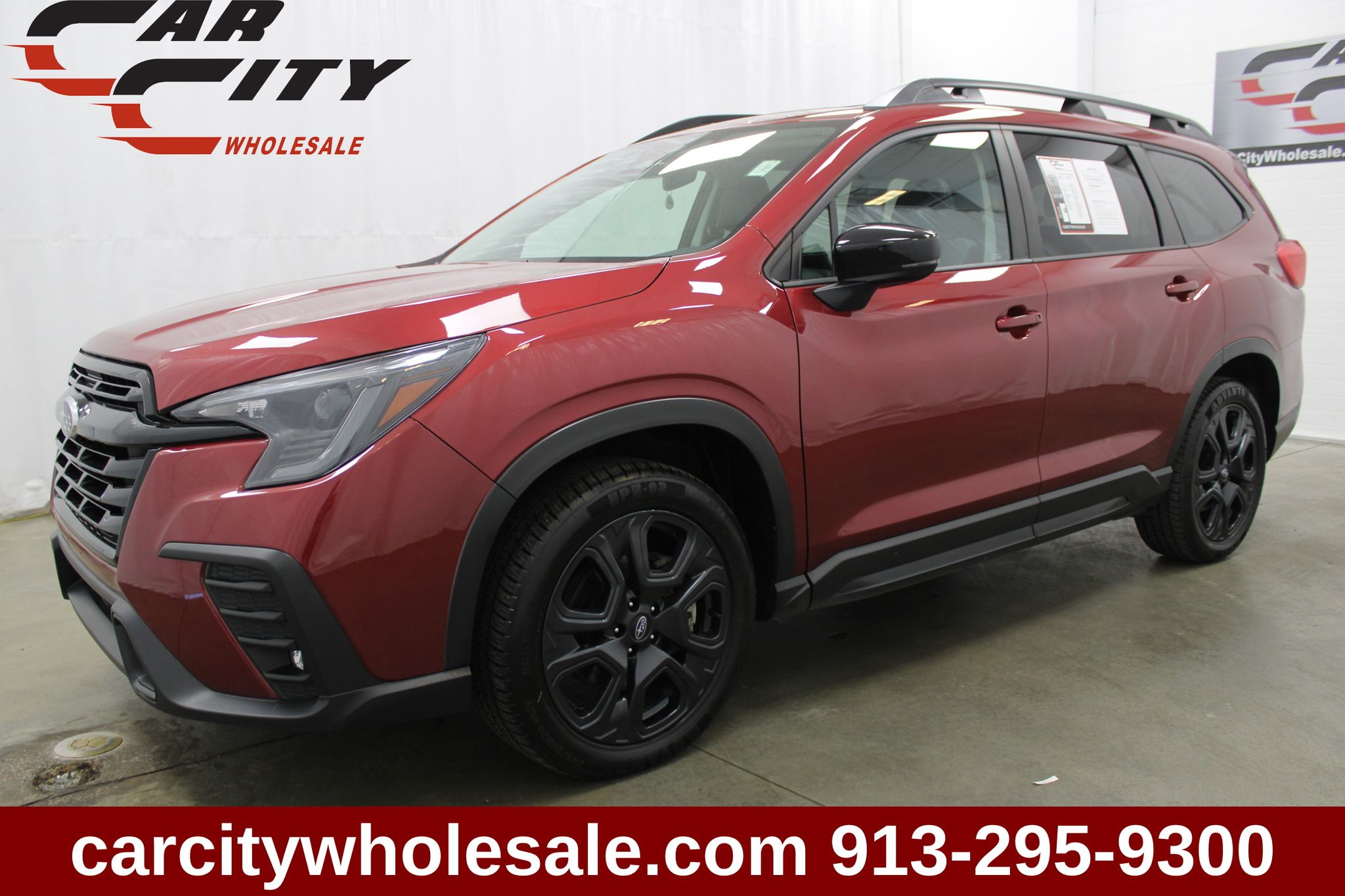 Crimson Red Pearl 2024 Subaru Ascent SUV / Crossover All-Wheel Drive Continuously Variable Transmission