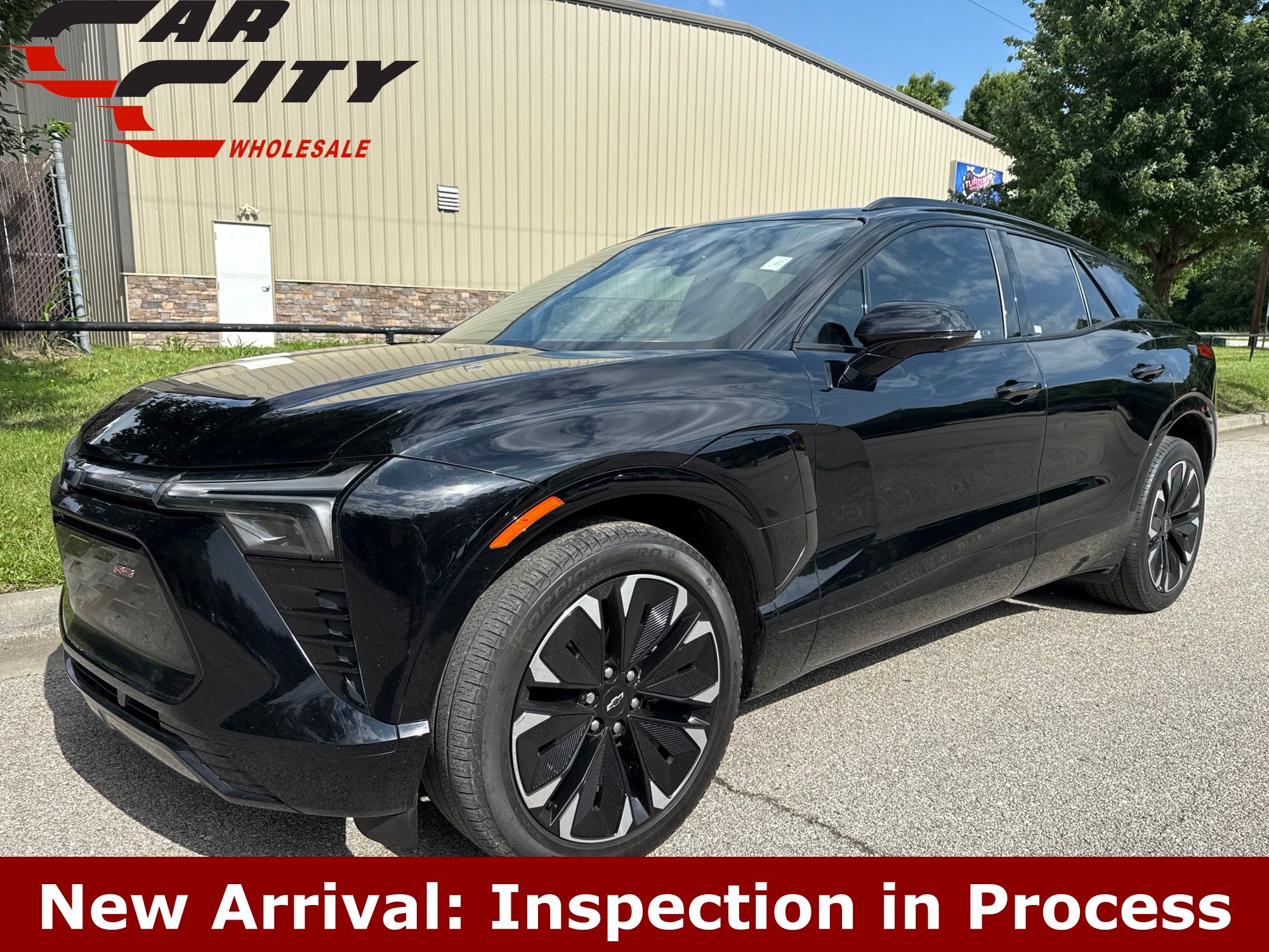 Black 2024 Chevrolet Blazer EV RS eAWD SUV / Crossover All-Wheel Drive 1-Speed Automatic