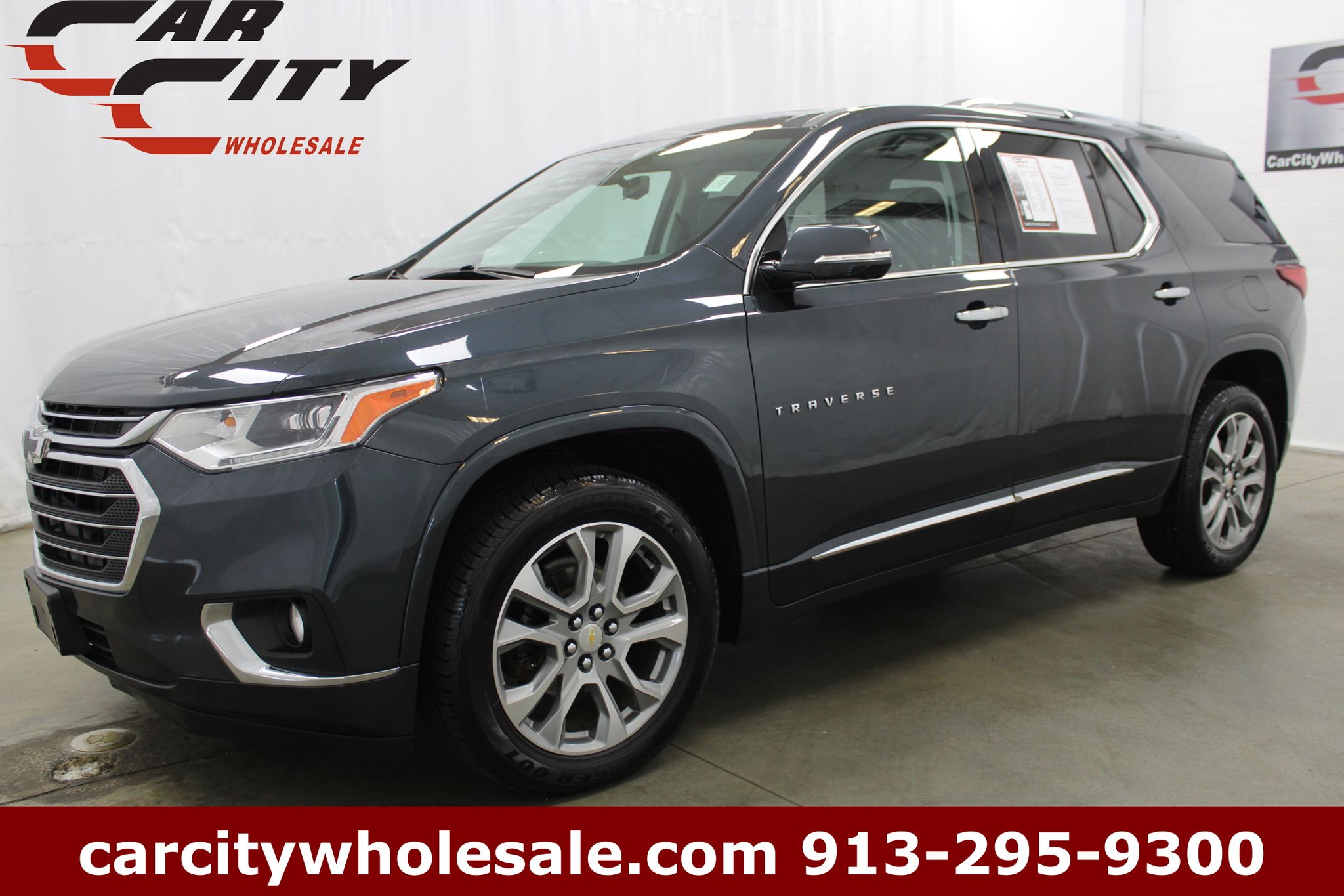 Blue 2020 Chevrolet Traverse Premier AWD SUV / Crossover Four-Wheel Drive 9-Speed Automatic