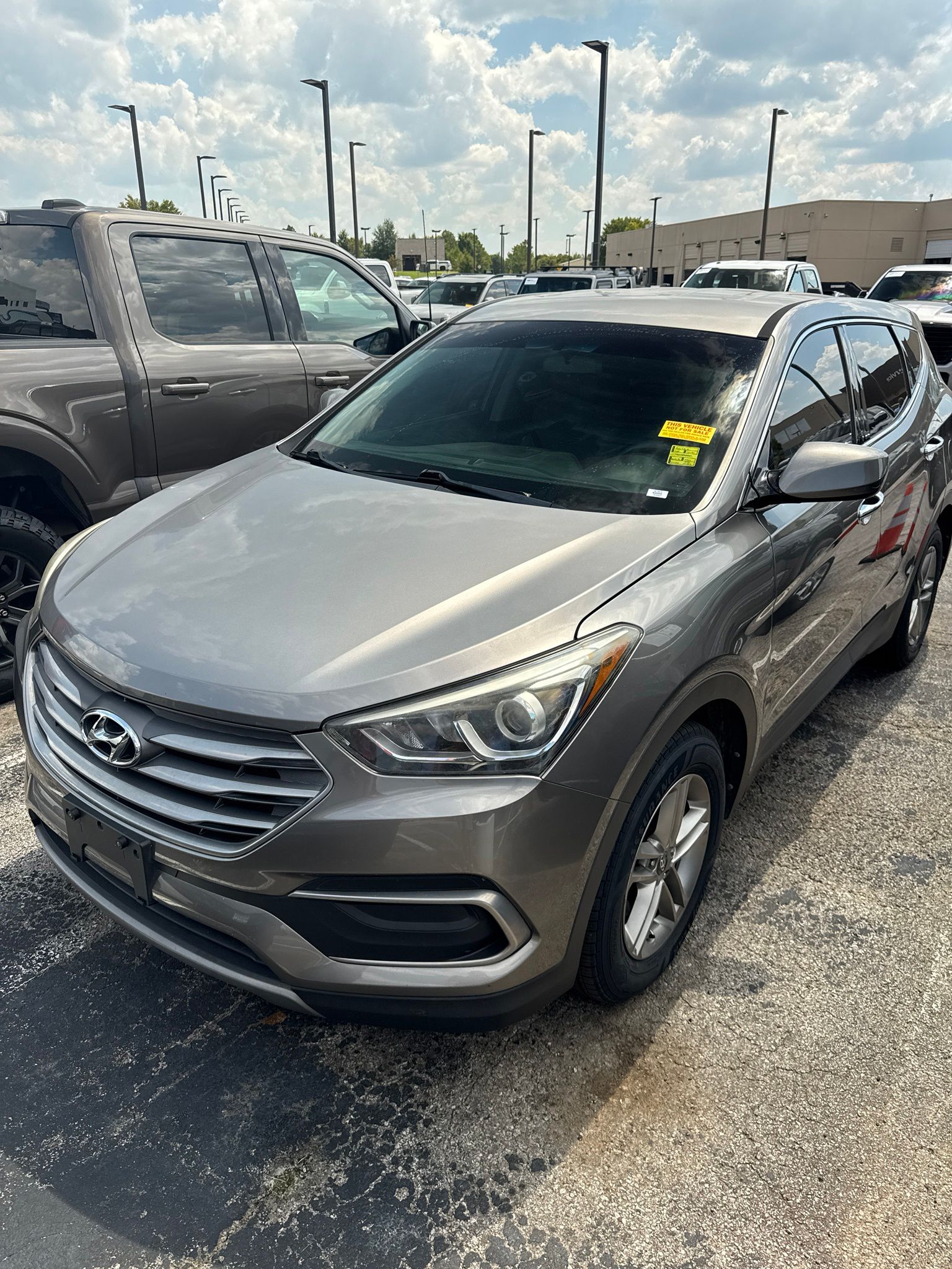 Mineral Gray 2018 Hyundai Santa Fe Sport SUV / Crossover Front-Wheel Drive 6-Speed Automatic