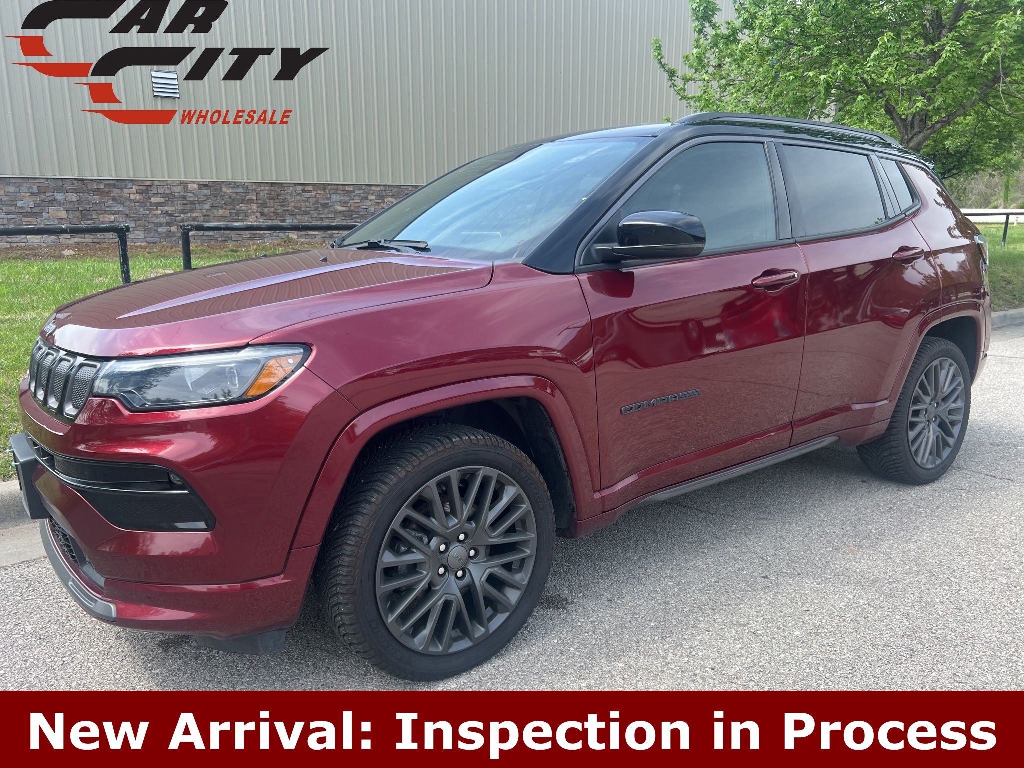 Velvet Red Pearlcoat 2022 Jeep Compass High Altitude 4WD SUV / Crossover Four-Wheel Drive 9-Speed Automatic