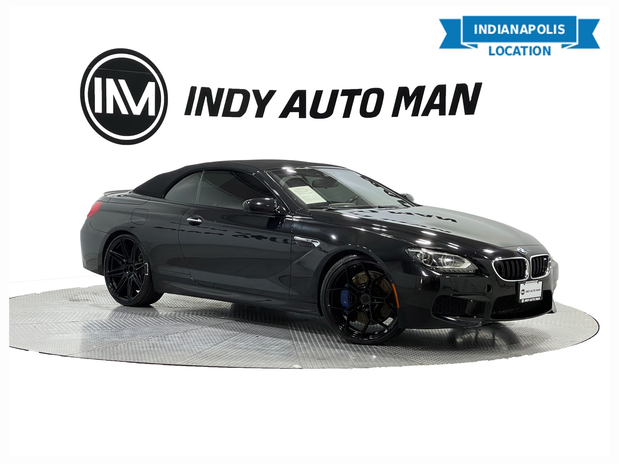 Black Sapphire Metallic 2015 BMW M6 Convertible Rear-Wheel Drive 7-Speed Automatic