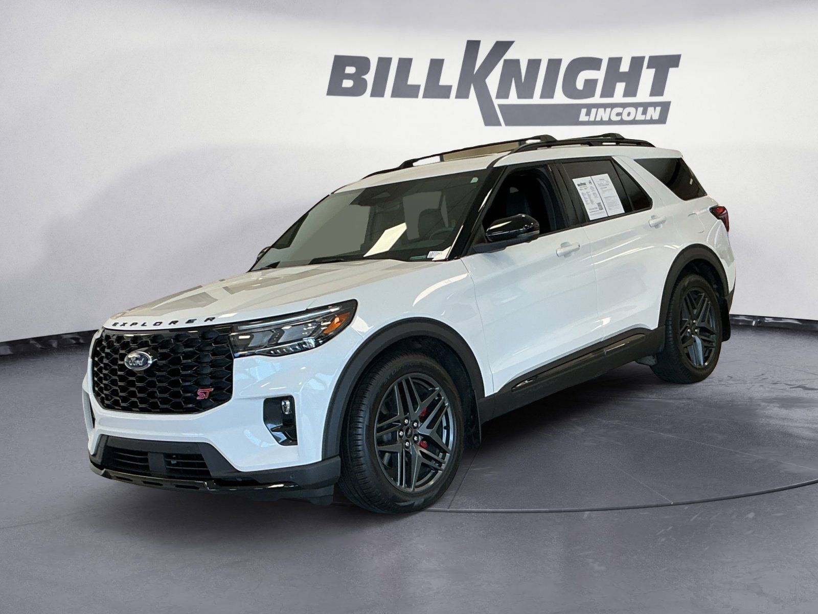 Star White Metallic Tri-Coat 2025 Ford Explorer ST AWD SUV / Crossover All-Wheel Drive Automatic