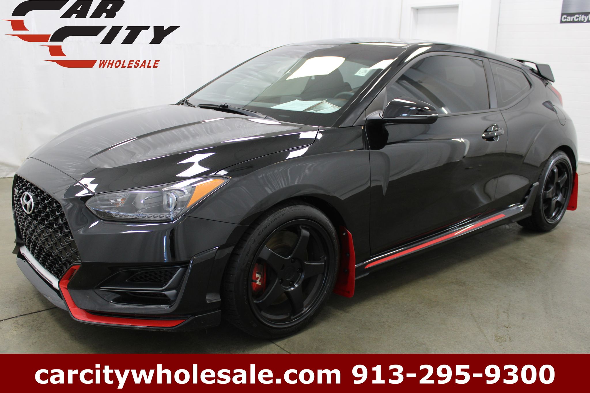 Ultra Black Pearl 2020 Hyundai Veloster N FWD Coupe Front-Wheel Drive 6-Speed Manual