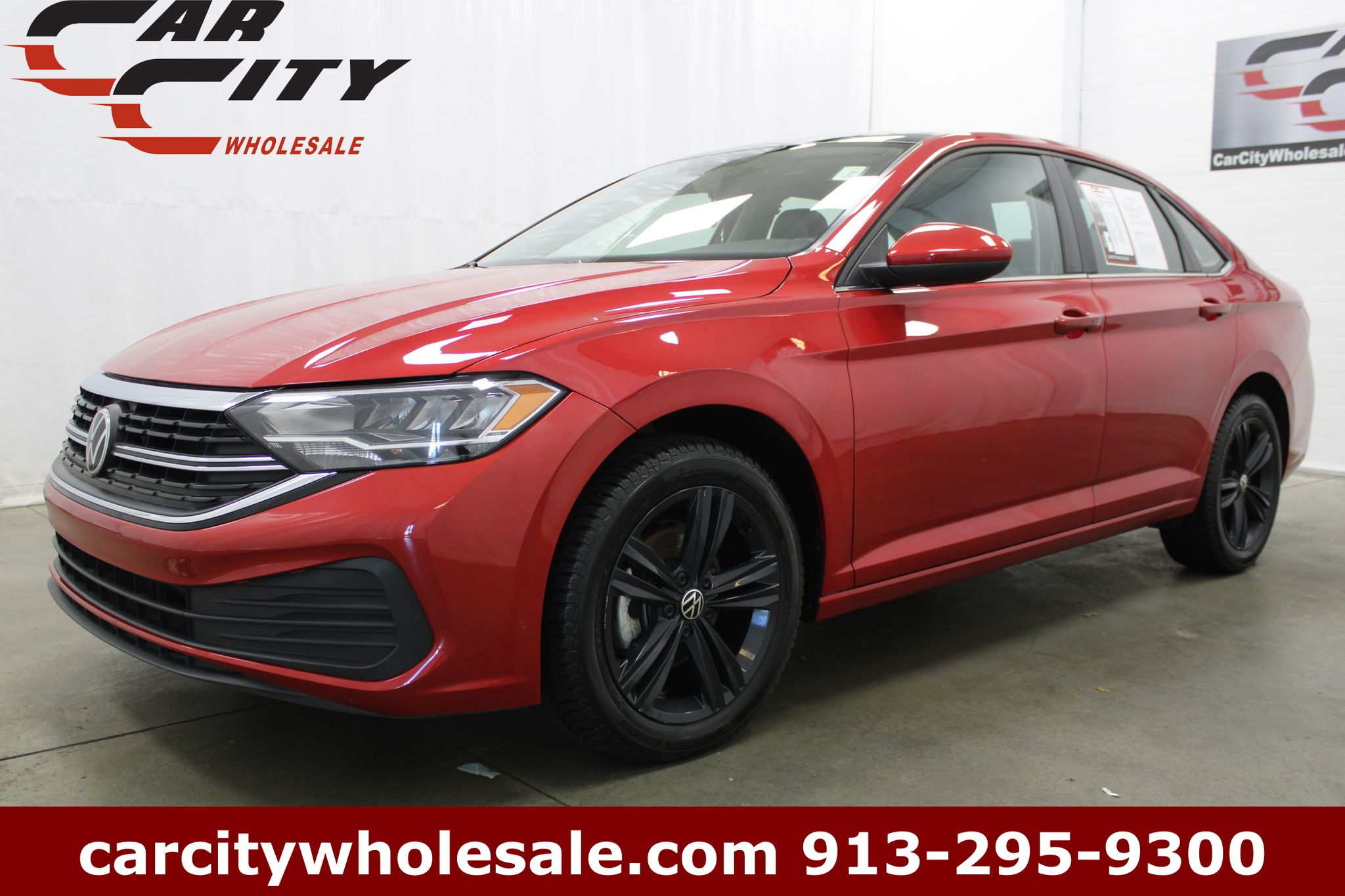 Red 2023 Volkswagen Jetta 1.5T SE FWD Sedan Front-Wheel Drive 8-Speed Automatic