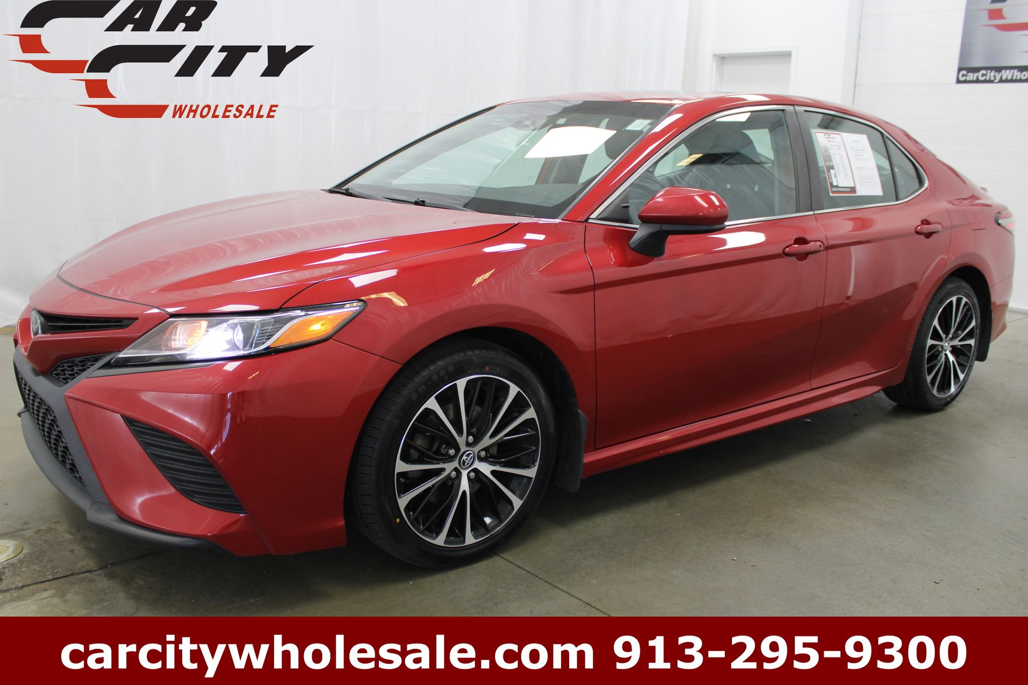 Red 2019 Toyota Camry SE FWD Sedan Front-Wheel Drive 8-Speed Automatic
