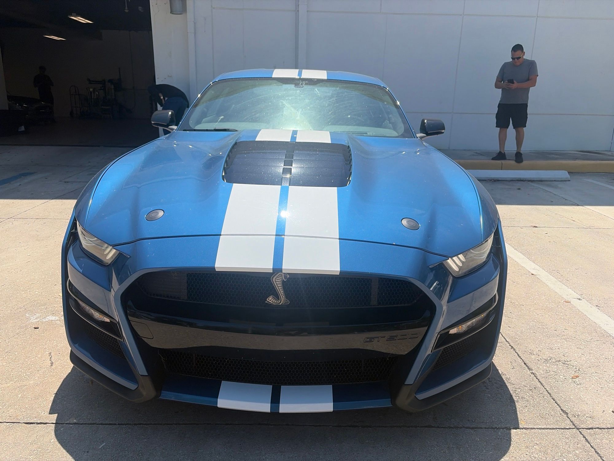 Blue Metallic 2020 Ford Mustang Shelby GT500 Fastback RWD Coupe Rear-Wheel Drive 7-Speed Automatic