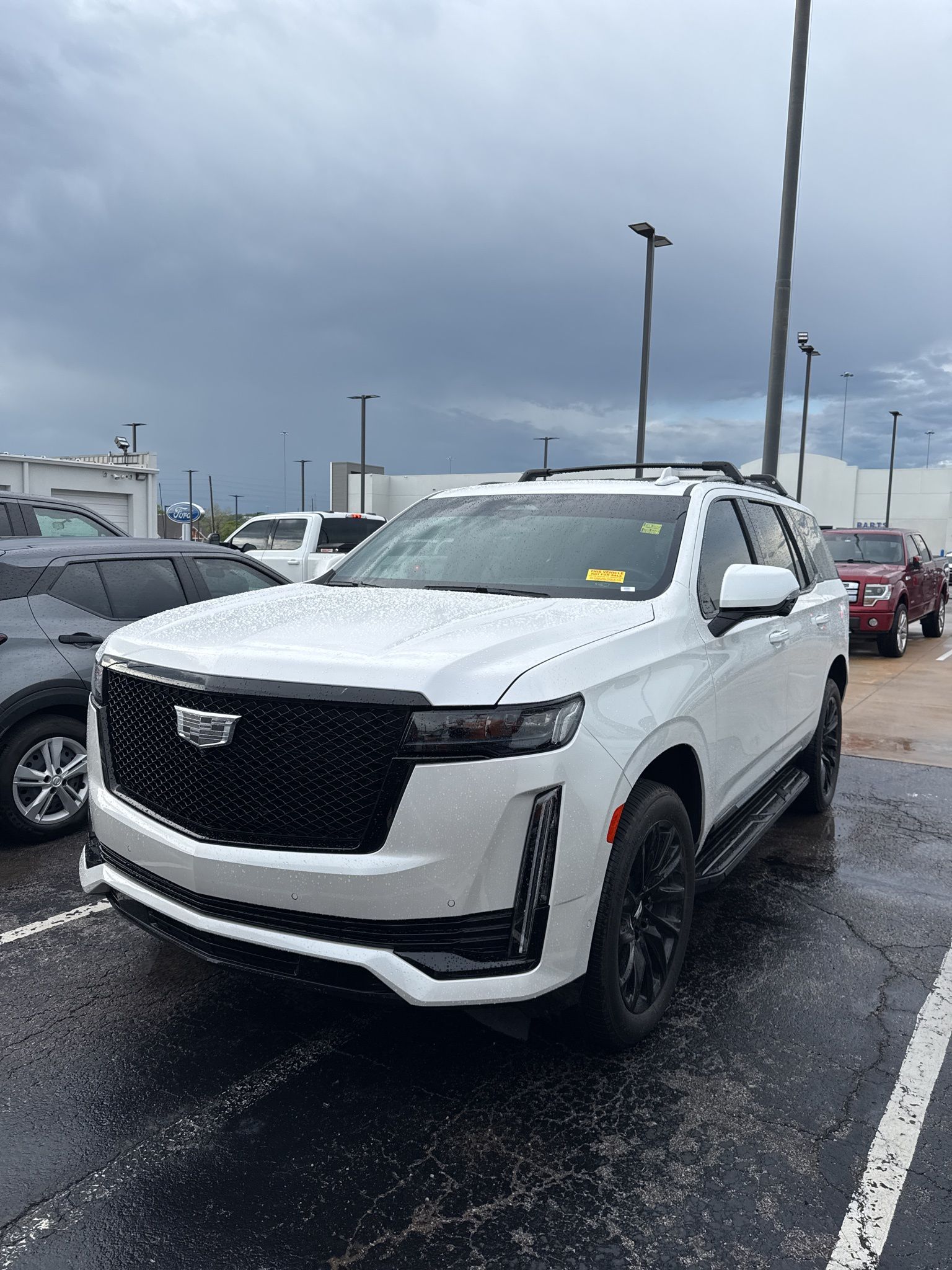 Crystal White Tricoat 2023 Cadillac Escalade Sport 4WD SUV / Crossover Four-Wheel Drive Automatic