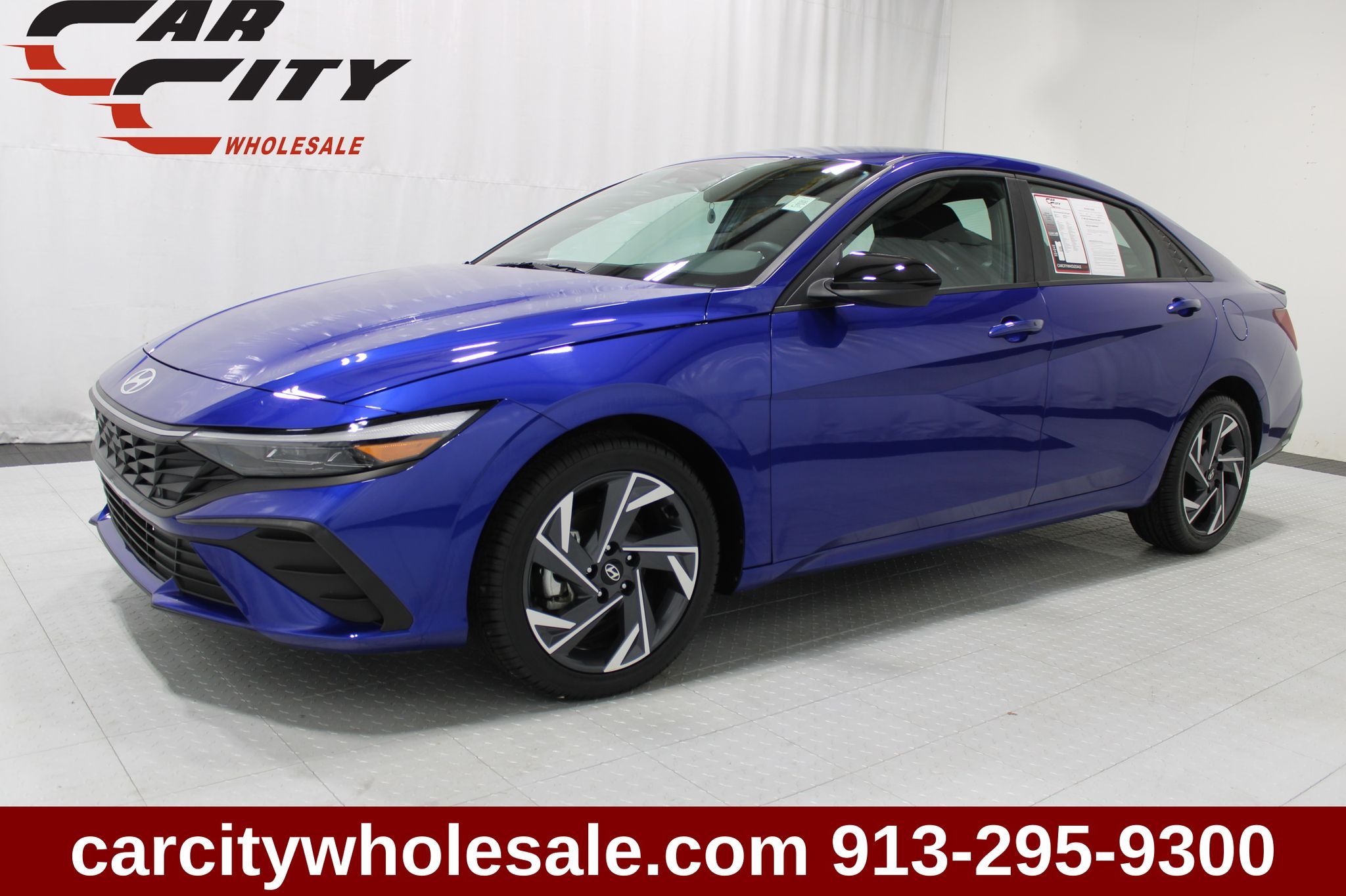 Intense Blue 2025 Hyundai Elantra Sedan Front-Wheel Drive Continuously Variable Transmission