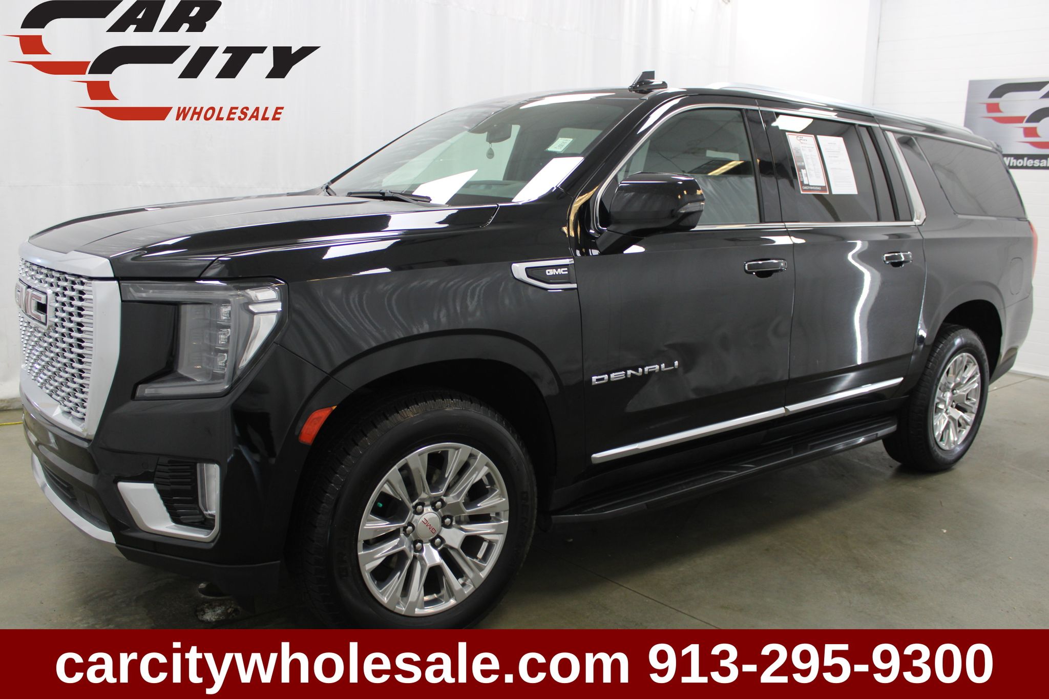 Onyx Black 2022 GMC Yukon XL SUV / Crossover Four-Wheel Drive Automatic