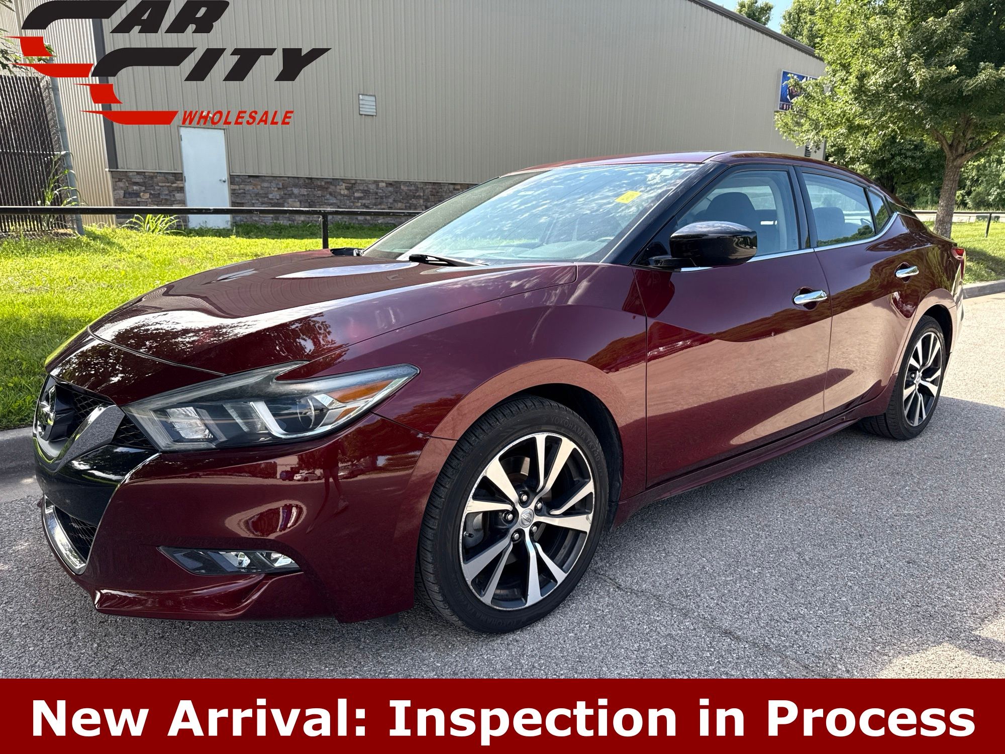 Coulis Red 2016 Nissan Maxima S Sedan Front-Wheel Drive Continuously Variable Transmission