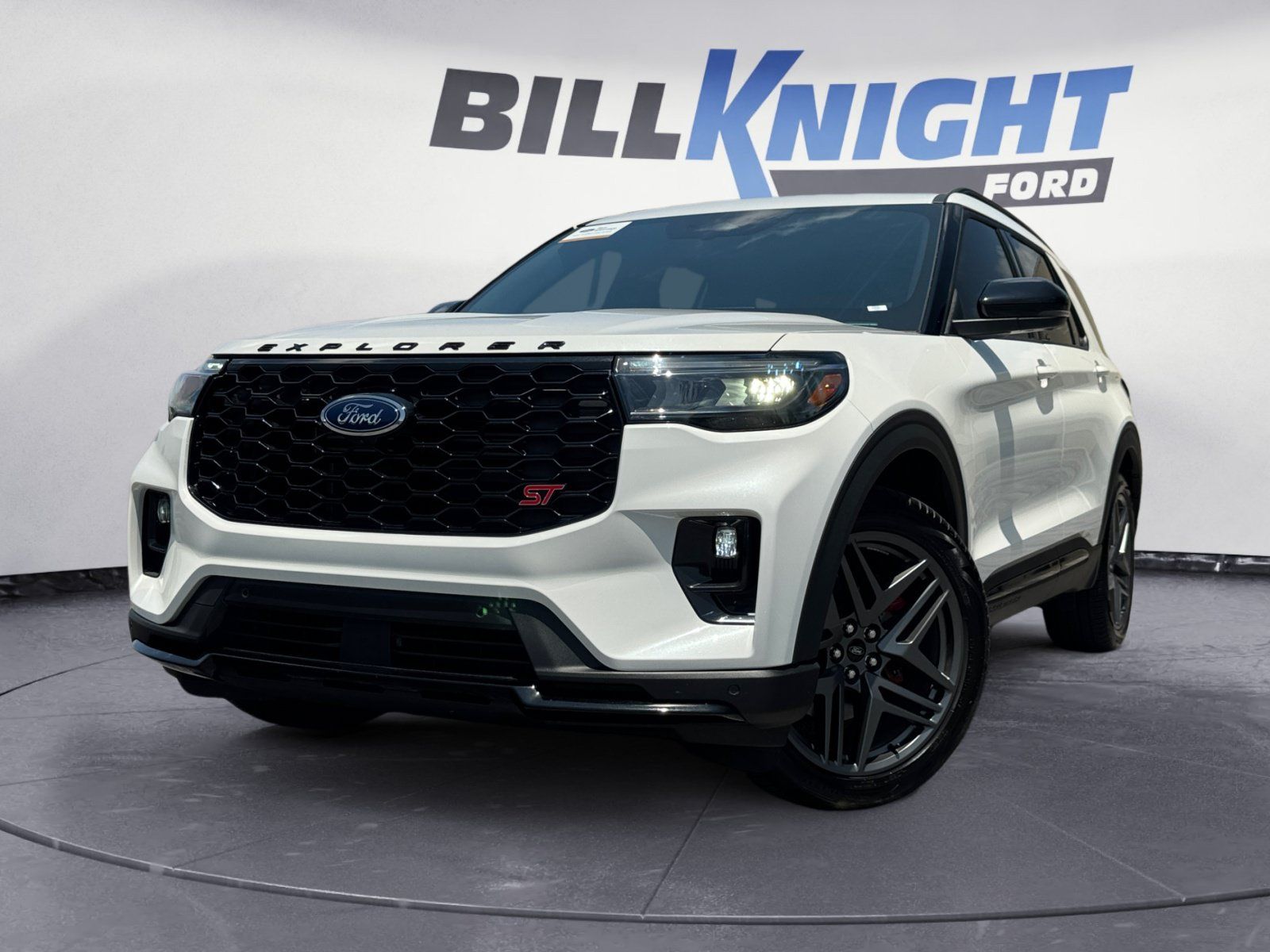 Star White Metallic Tri-Coat 2025 Ford Explorer SUV / Crossover All-Wheel Drive Automatic